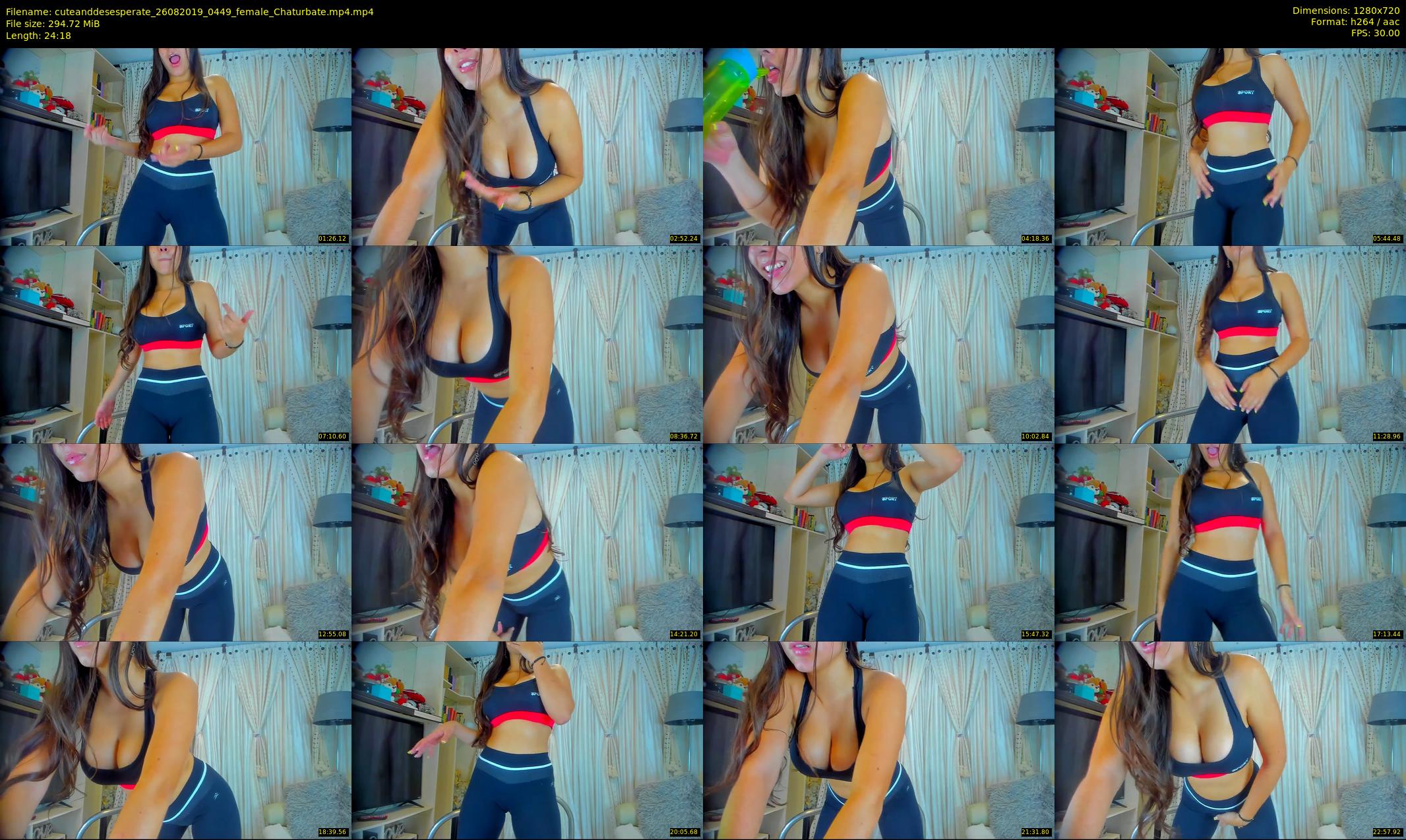 cuteanddesesperate — 25 minute Chaturbate female cam show recording, 720p, Aug 26, 2019