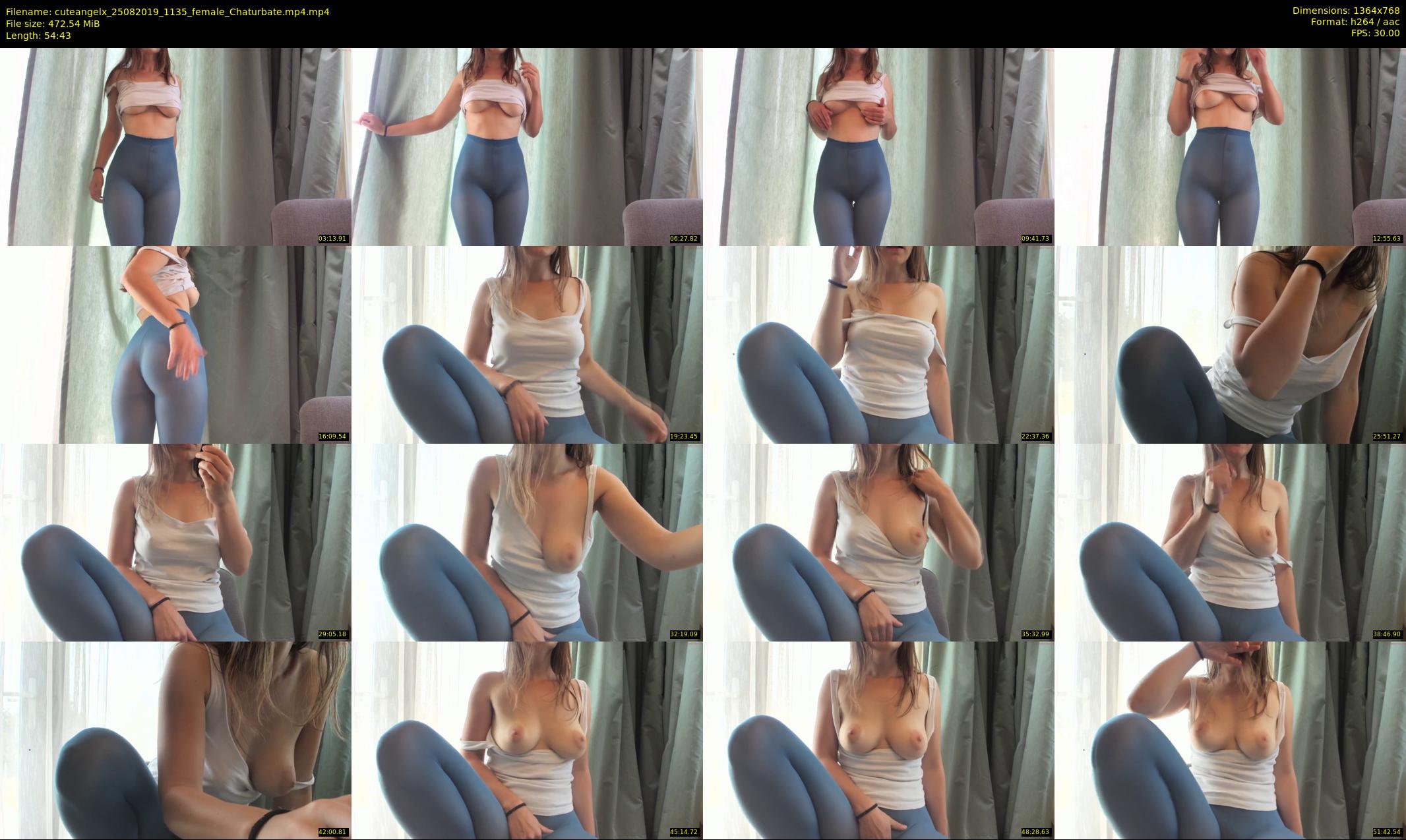 cuteangelx — 55 minute Chaturbate female cam show recording, 720p, Aug 25, 2019