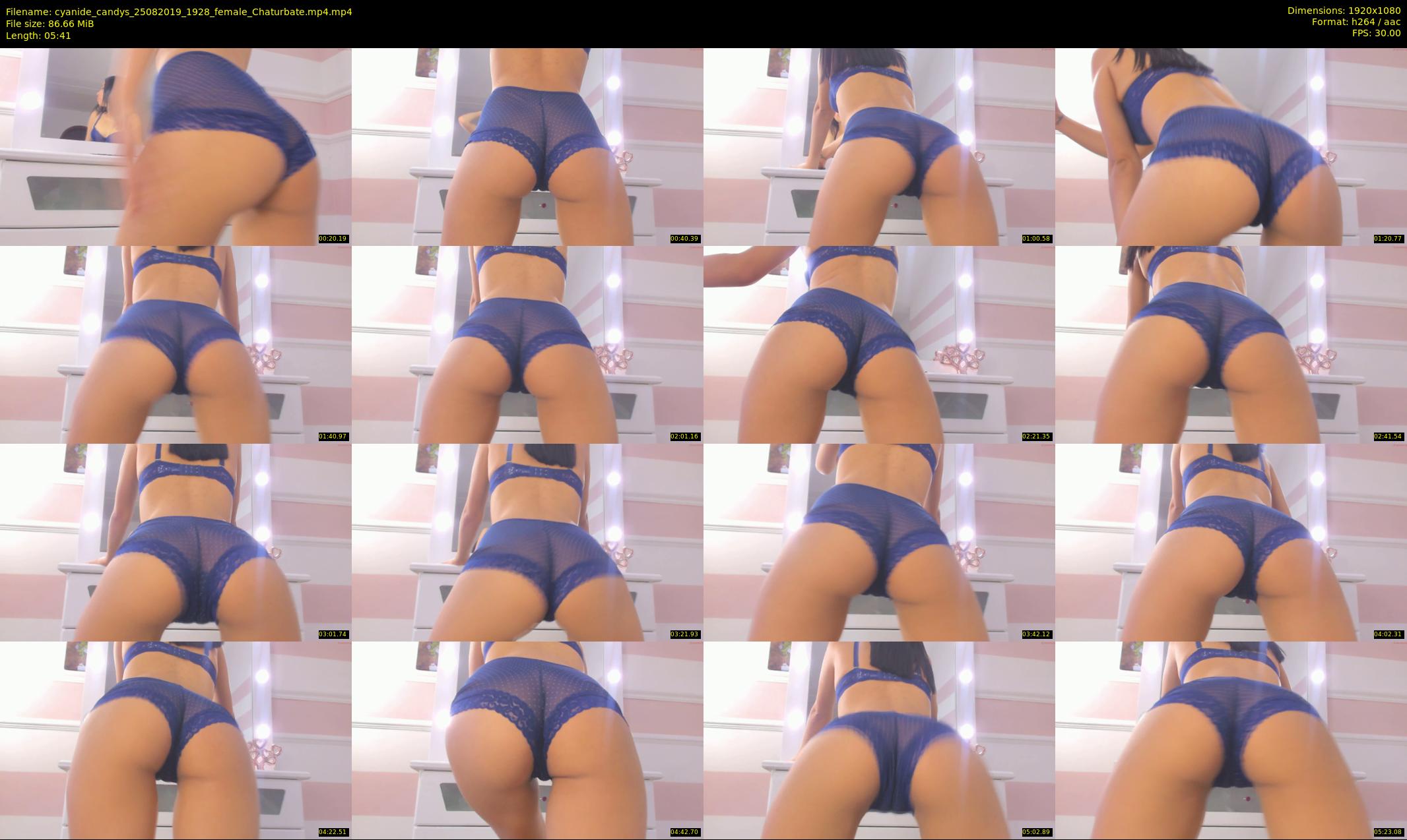 cyanide_candys — 6 minute Chaturbate female cam show recording, 1080p, Aug 25, 2019