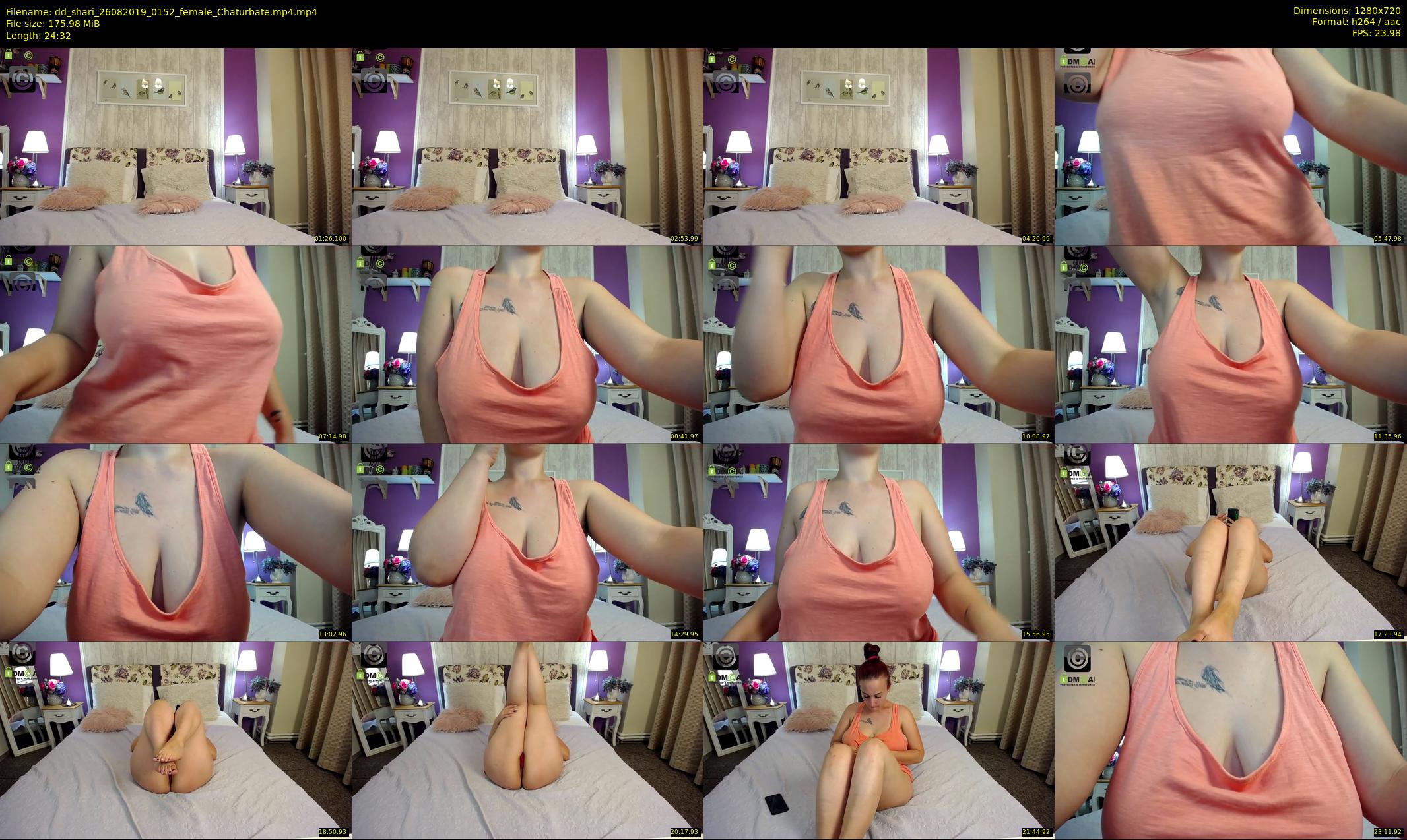 dd_shari — 25 minute Chaturbate female cam show recording, 720p, Aug 26, 2019