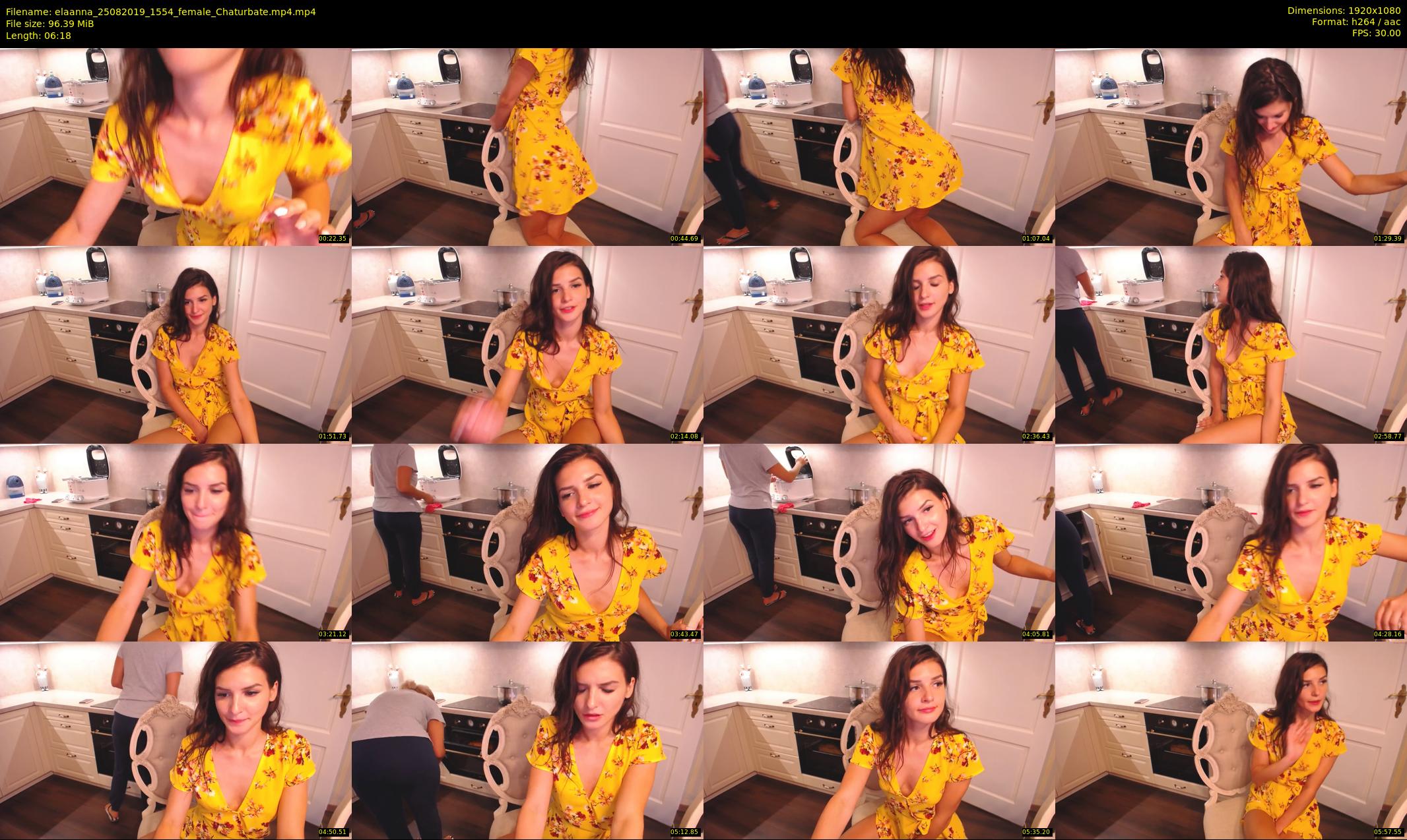 elaanna — 7 minute Chaturbate female cam show recording, 1080p, Aug 25, 2019