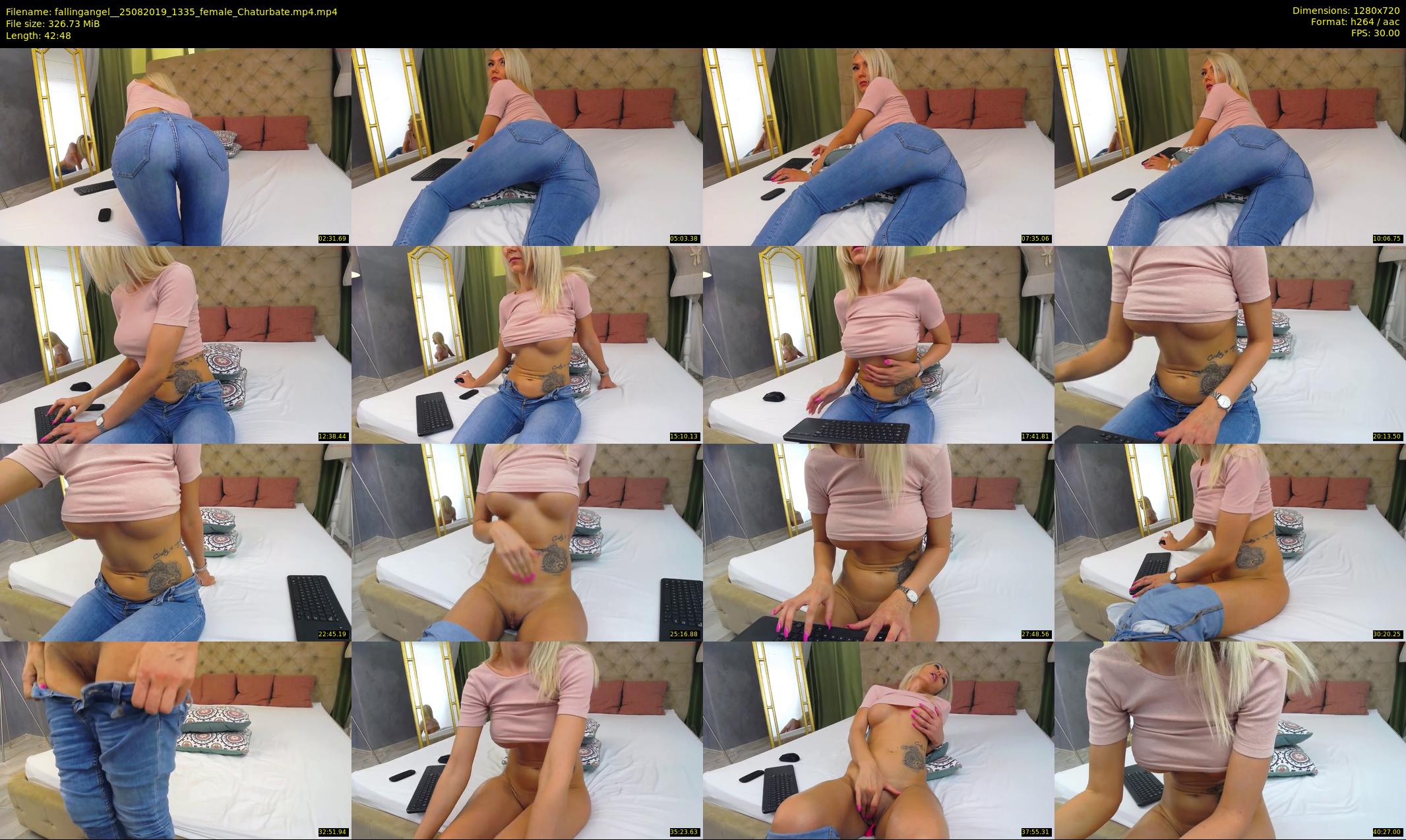 fallingangel_ — 43 minute Chaturbate female cam show recording, 720p, Aug 25, 2019