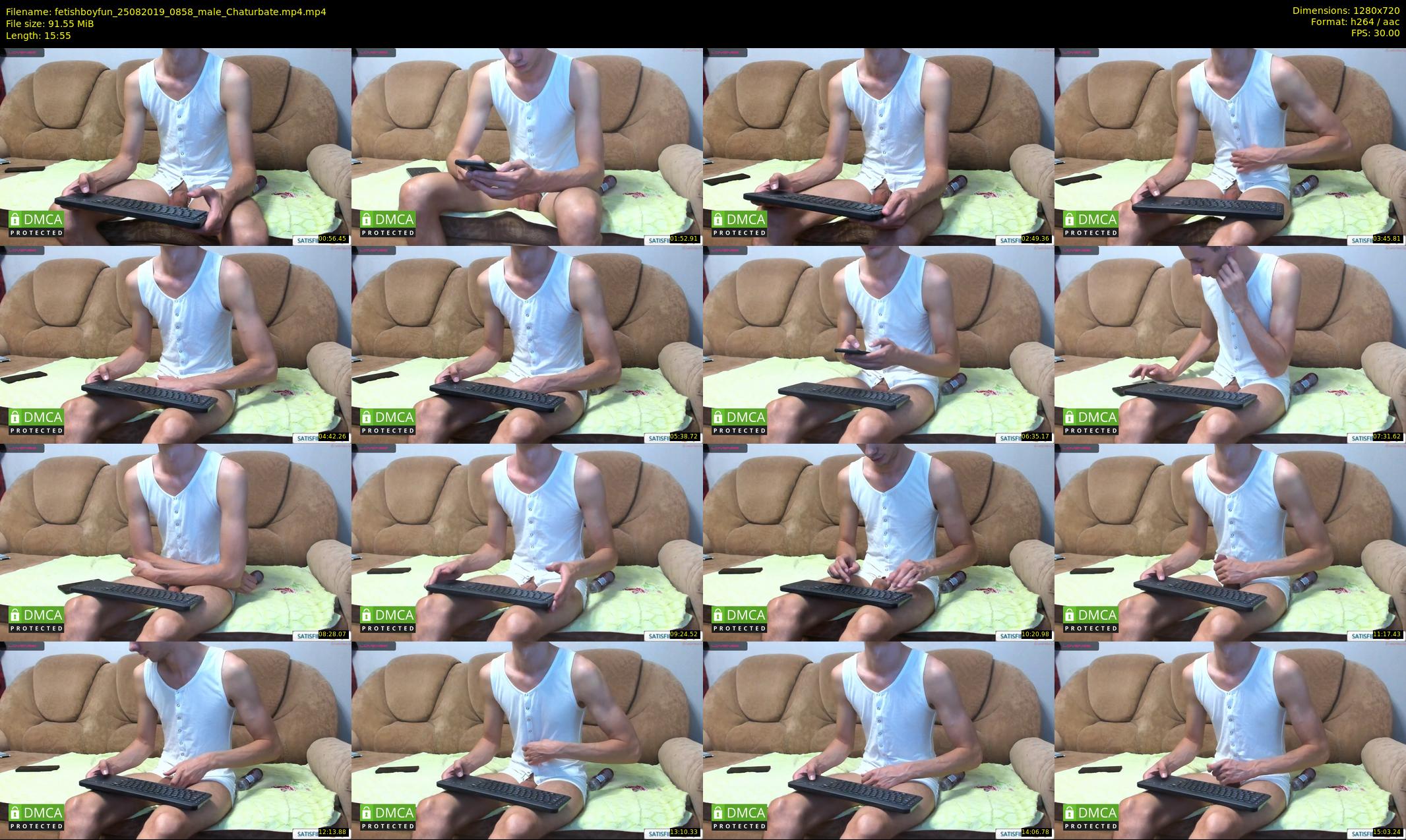 fetishboyfun — 16 minute Chaturbate male cam show recording, 720p, Aug 25, 2019