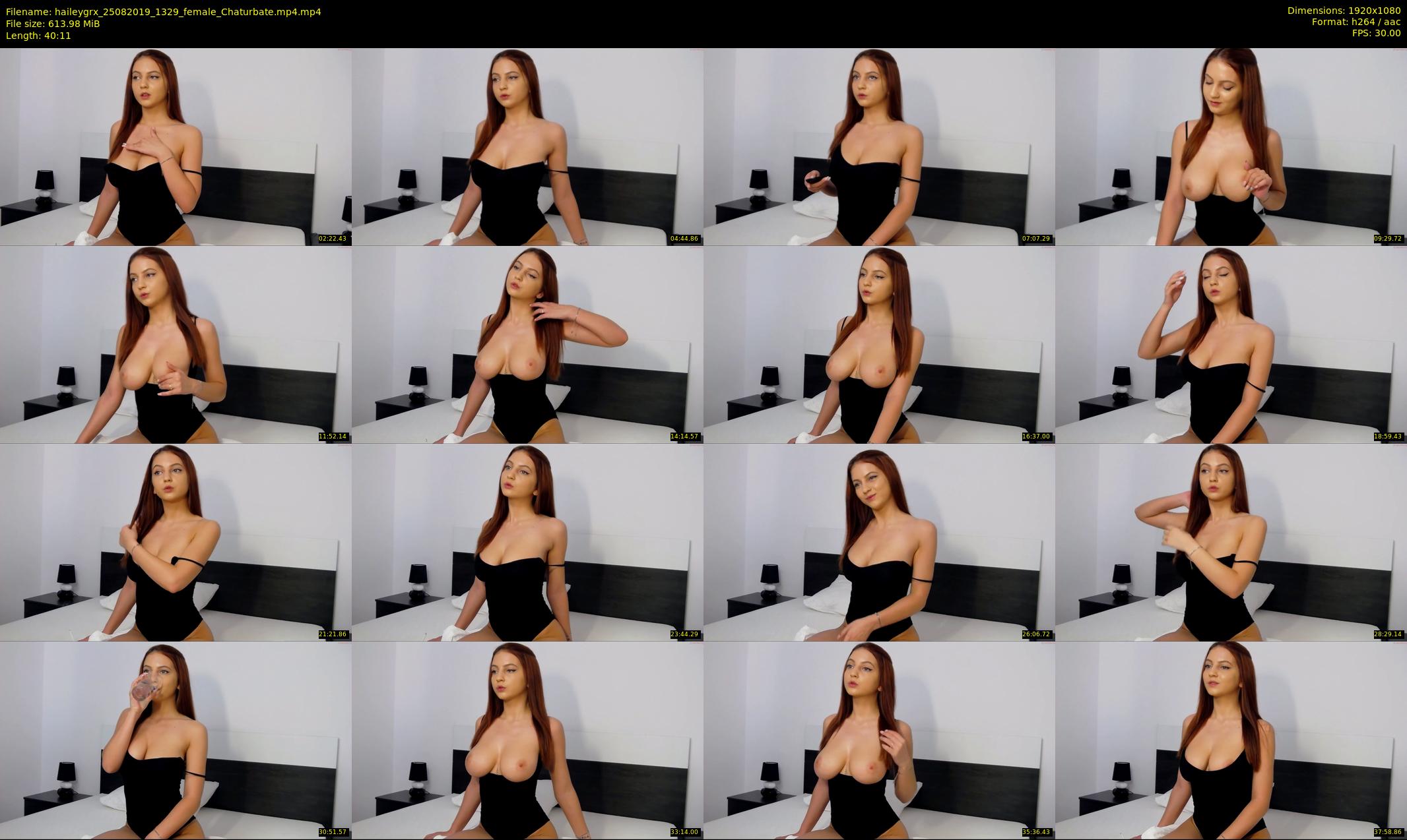 haileygrx — 41 minute Chaturbate female cam show recording, 1080p, Aug 25, 2019