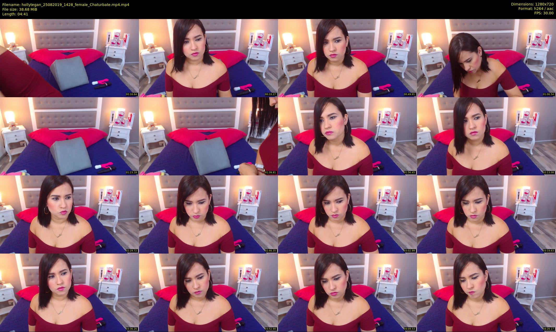 hollytegan — 5 minute Chaturbate female cam show recording, 720p, Aug 25, 2019