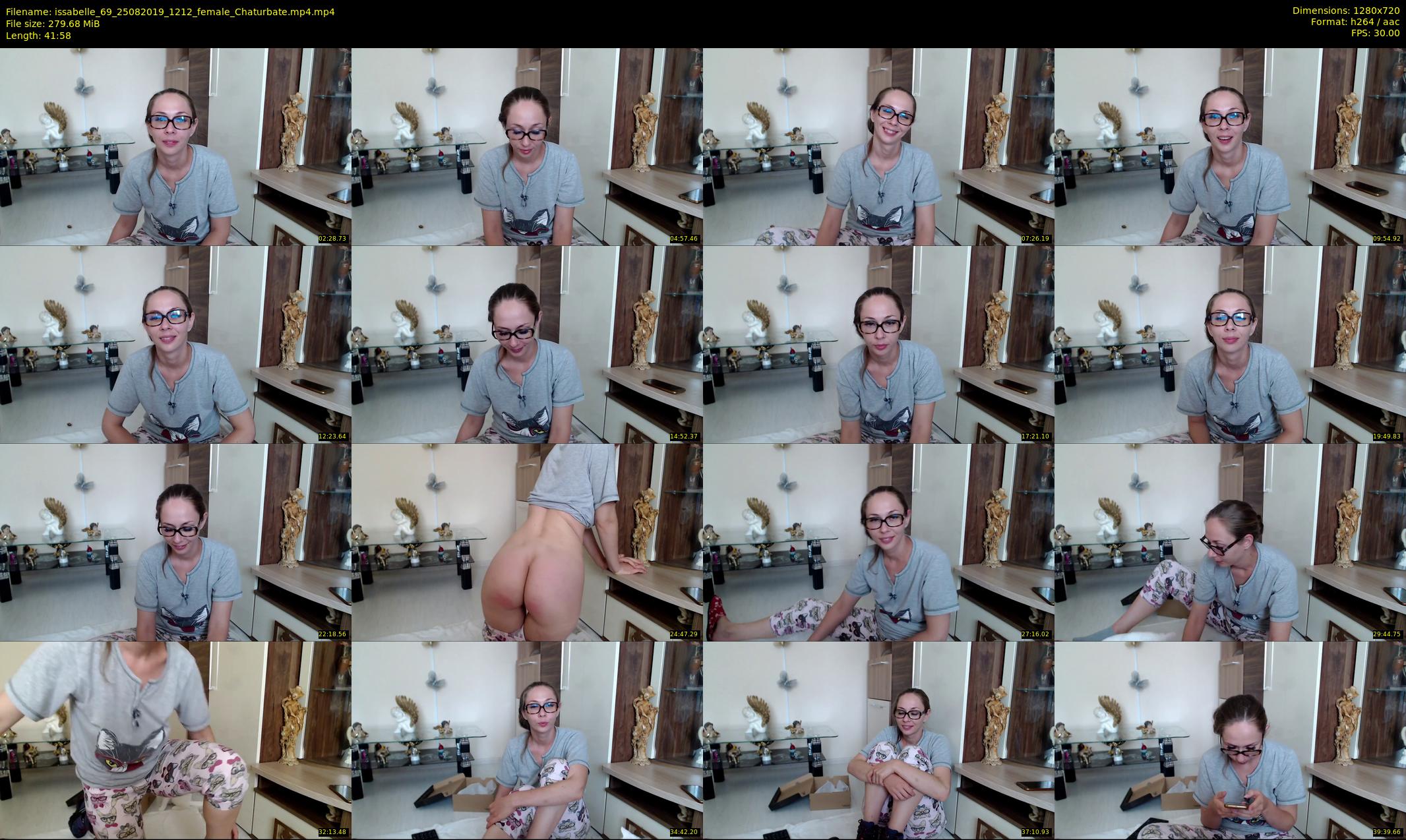issabelle_69 — 42 minute Chaturbate couple cam show recording, 720p, Aug 25, 2019