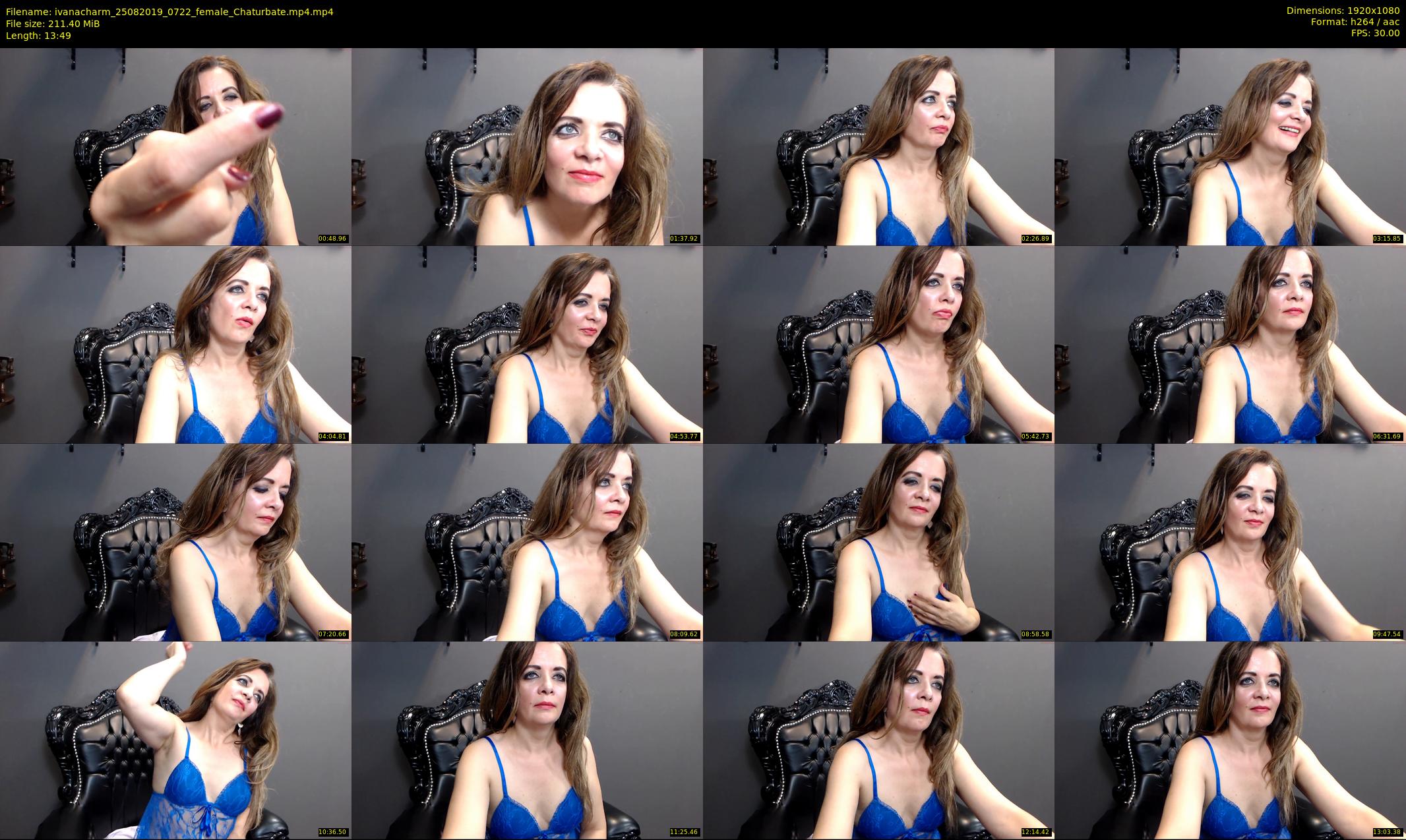 ivanacharm — 14 minute Chaturbate female cam show recording, 1080p, Aug 25, 2019