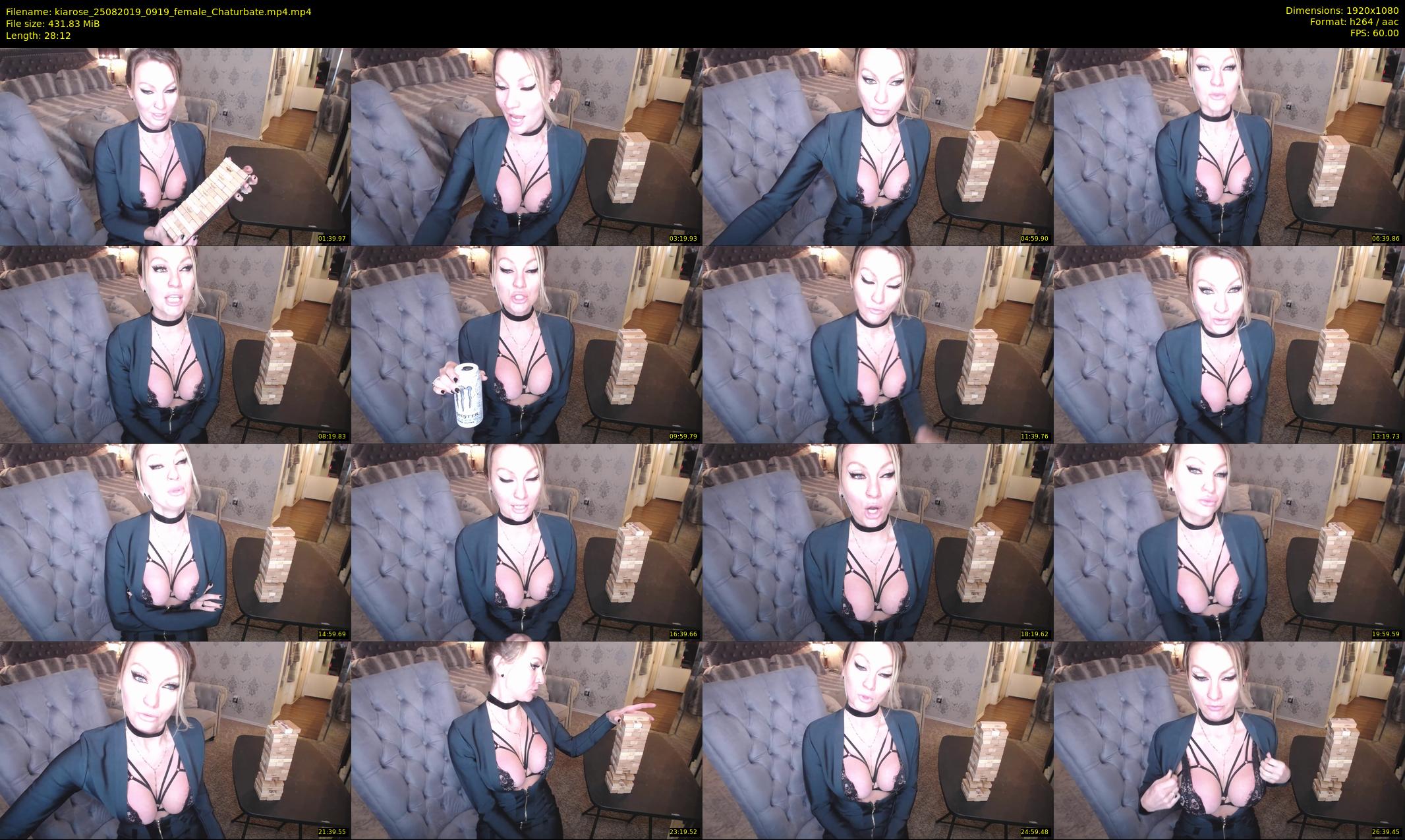 kiarose — 29 minute Chaturbate female cam show recording, 1080p, Aug 25, 2019