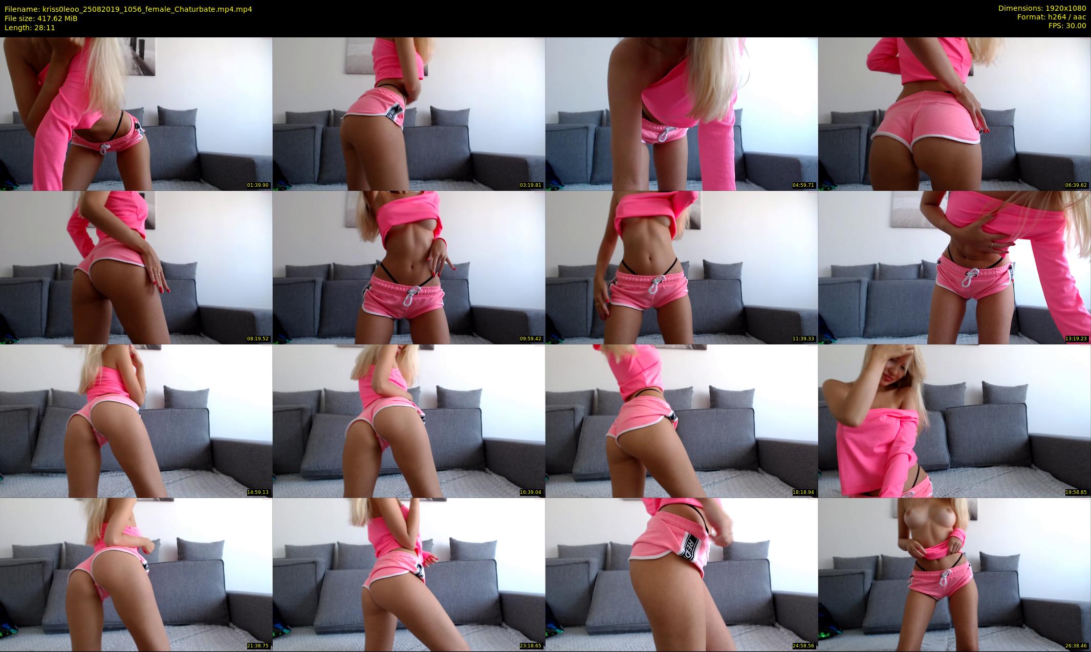 kriss0leoo — 29 minute Chaturbate couple cam show recording, 1080p, Aug 25, 2019