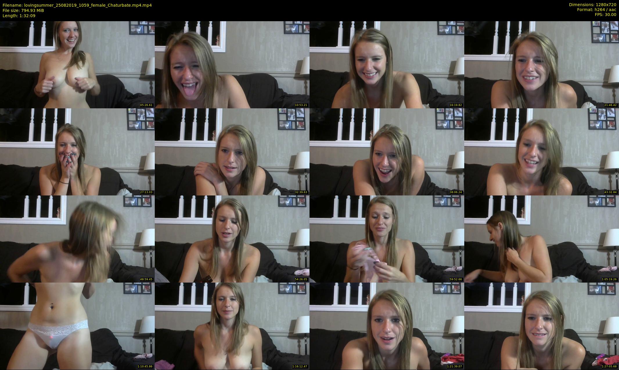 lovingsummer — 93 minute Chaturbate female cam show recording, 720p, Aug 25, 2019