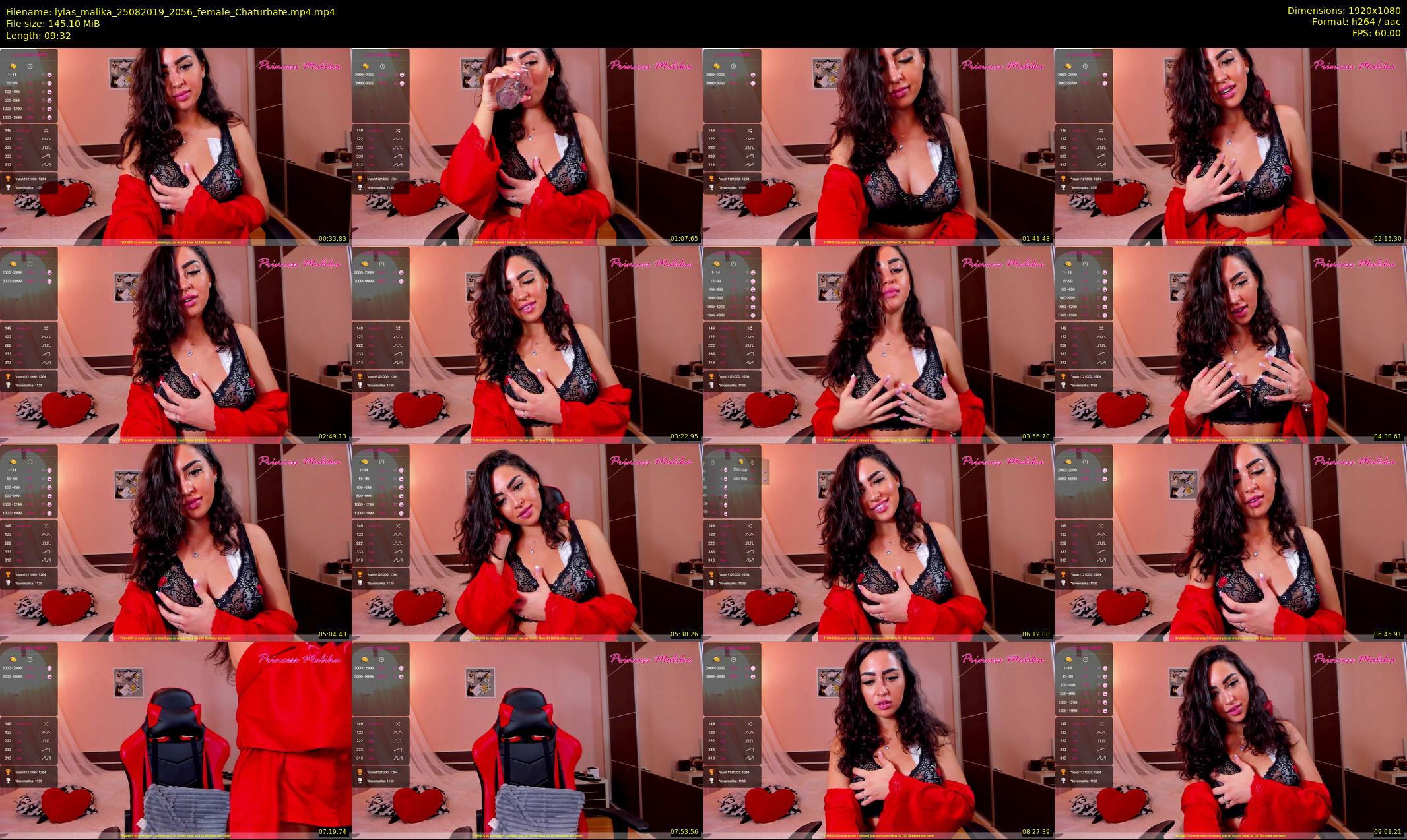lylas_malika — 10 minute Chaturbate female cam show recording, 1080p, Aug 25, 2019