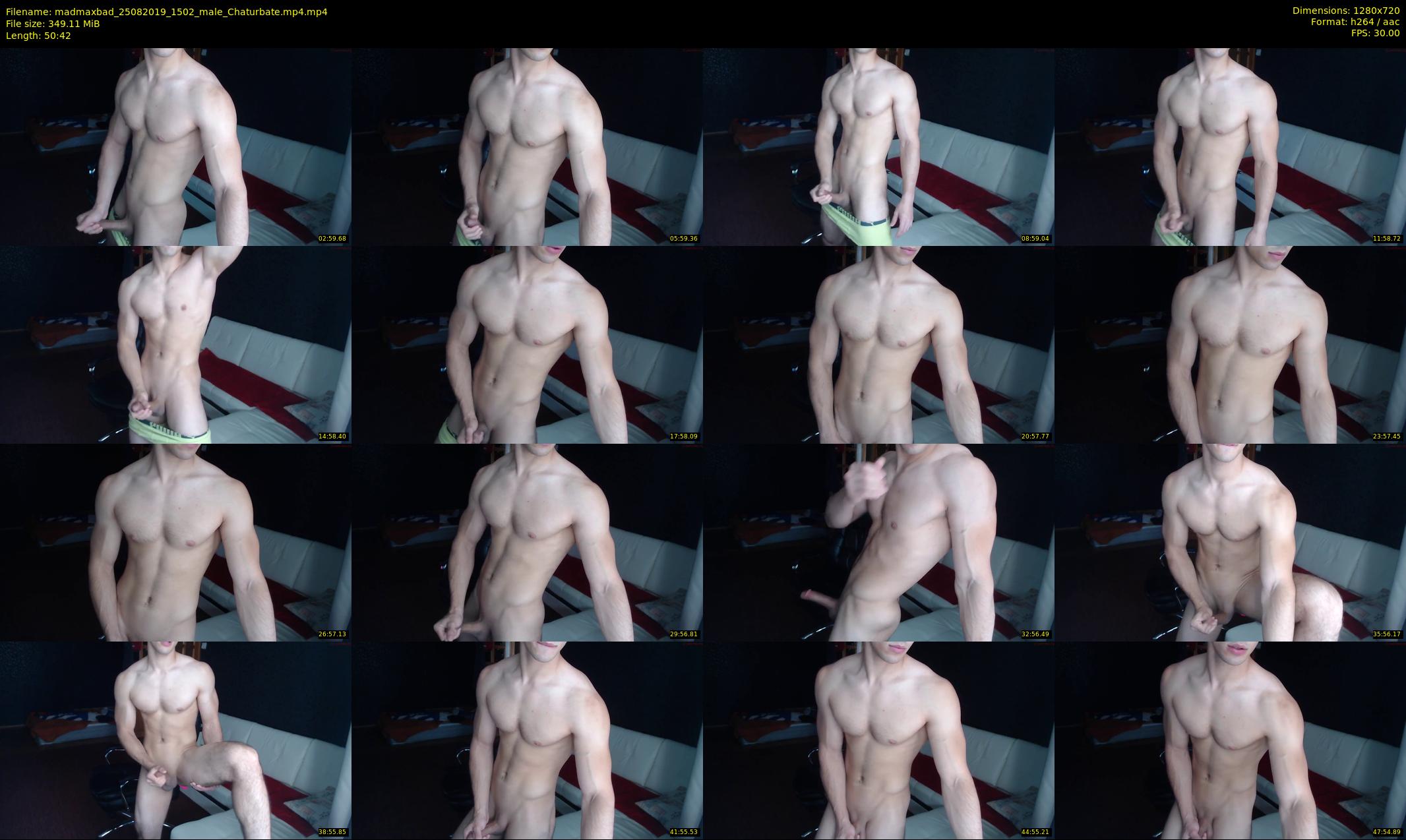 madmaxbad — 51 minute Chaturbate male cam show recording, 720p, Aug 25, 2019