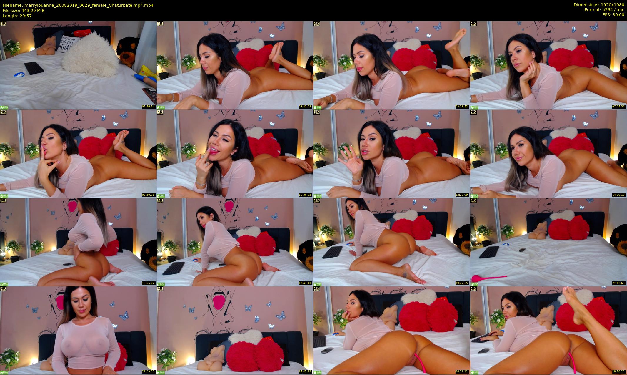 marrylouanne — 30 minute Chaturbate female cam show recording, 1080p, Aug 26, 2019