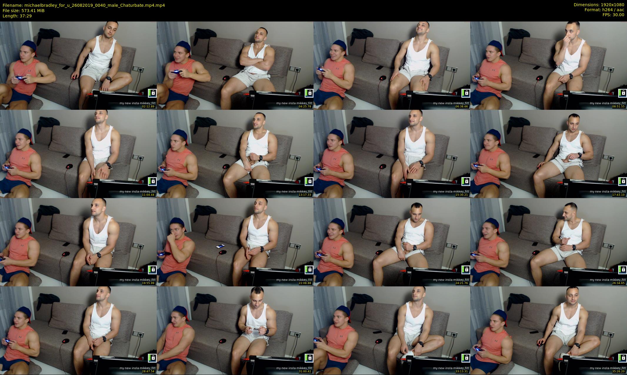 michaelbradley_for_u — 38 minute Chaturbate male cam show recording, 1080p, Aug 26, 2019