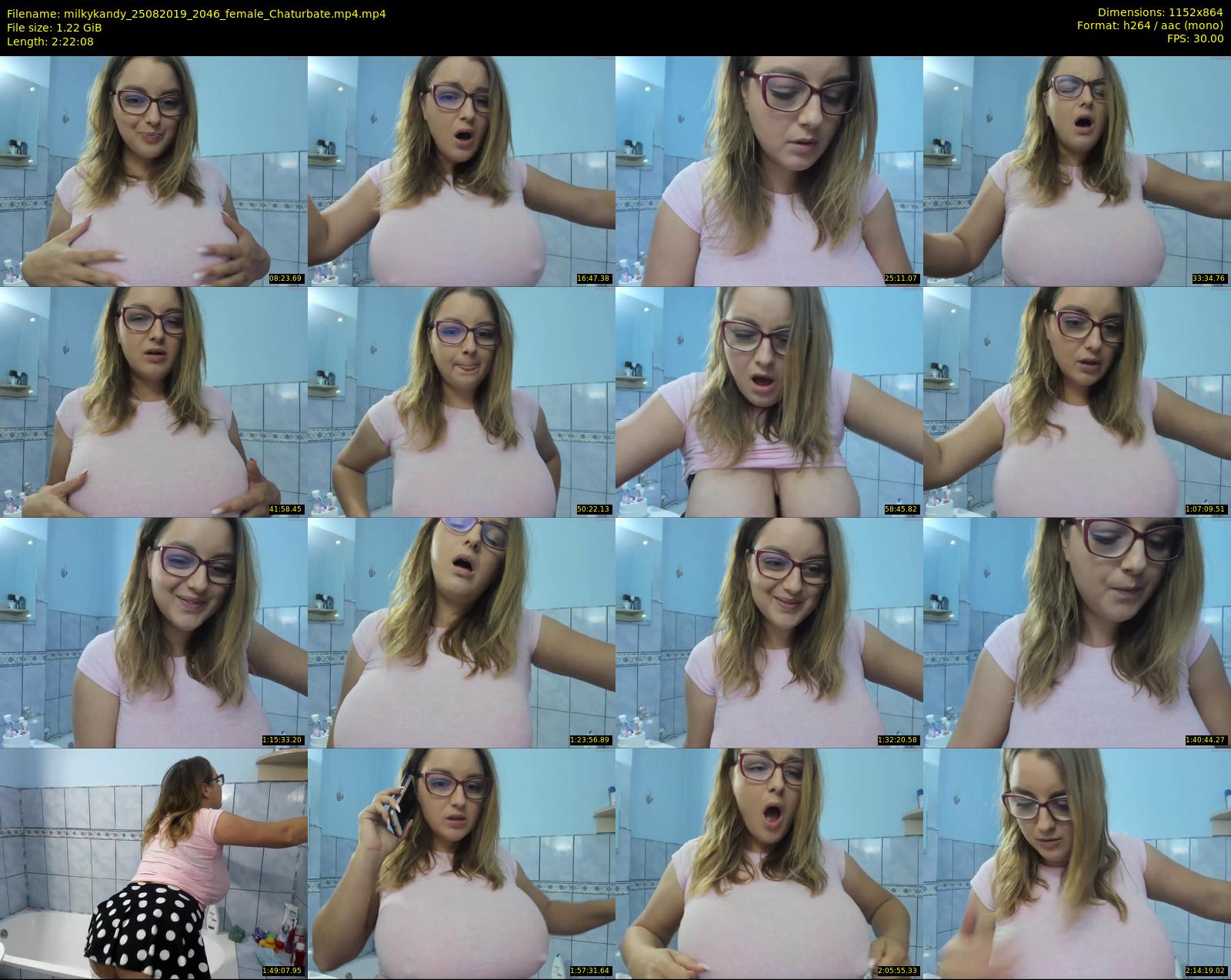 milkykandy — 143 minute Chaturbate female cam show recording, 720p, Aug 25, 2019