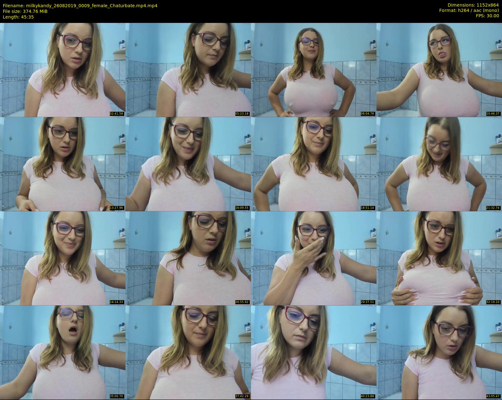 milkykandy — 46 minute Chaturbate female cam show recording, 720p, Aug 26, 2019