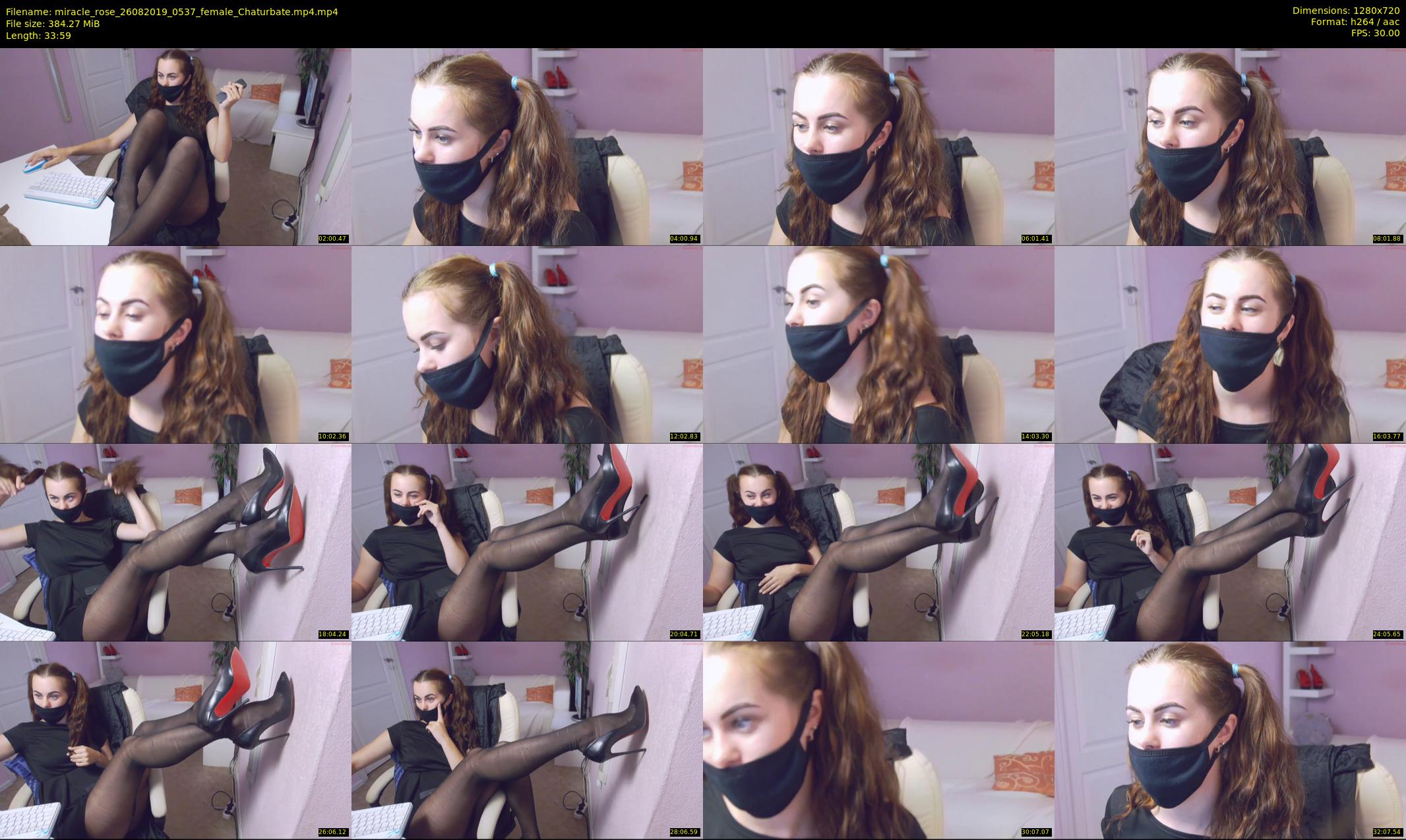 miracle_rose — 34 minute Chaturbate female cam show recording, 720p, Aug 26, 2019