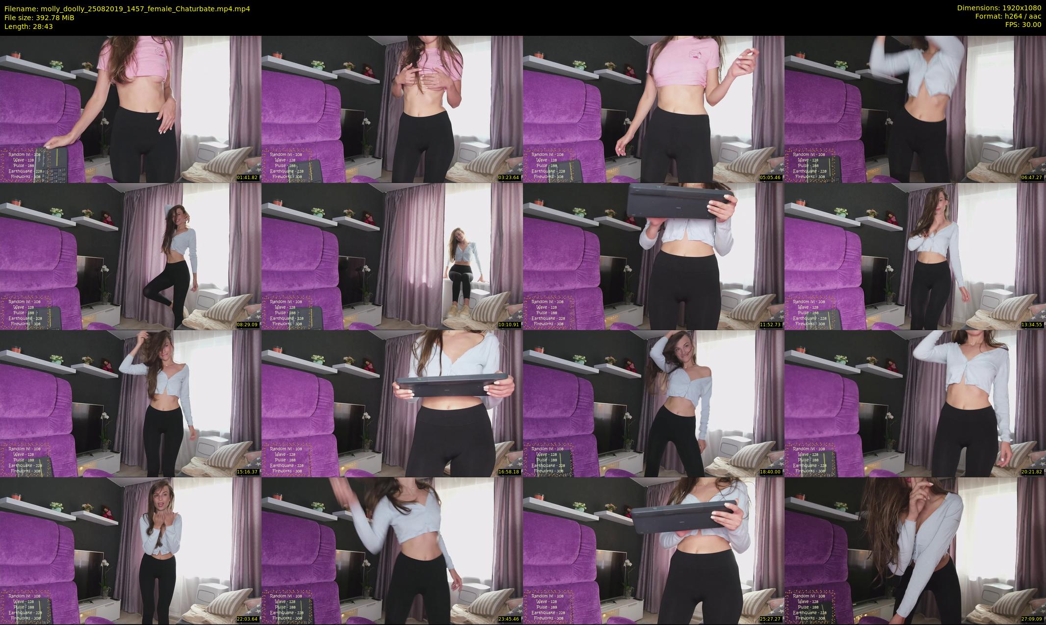 molly_doolly — 29 minute Chaturbate female cam show recording, 1080p, Aug 25, 2019