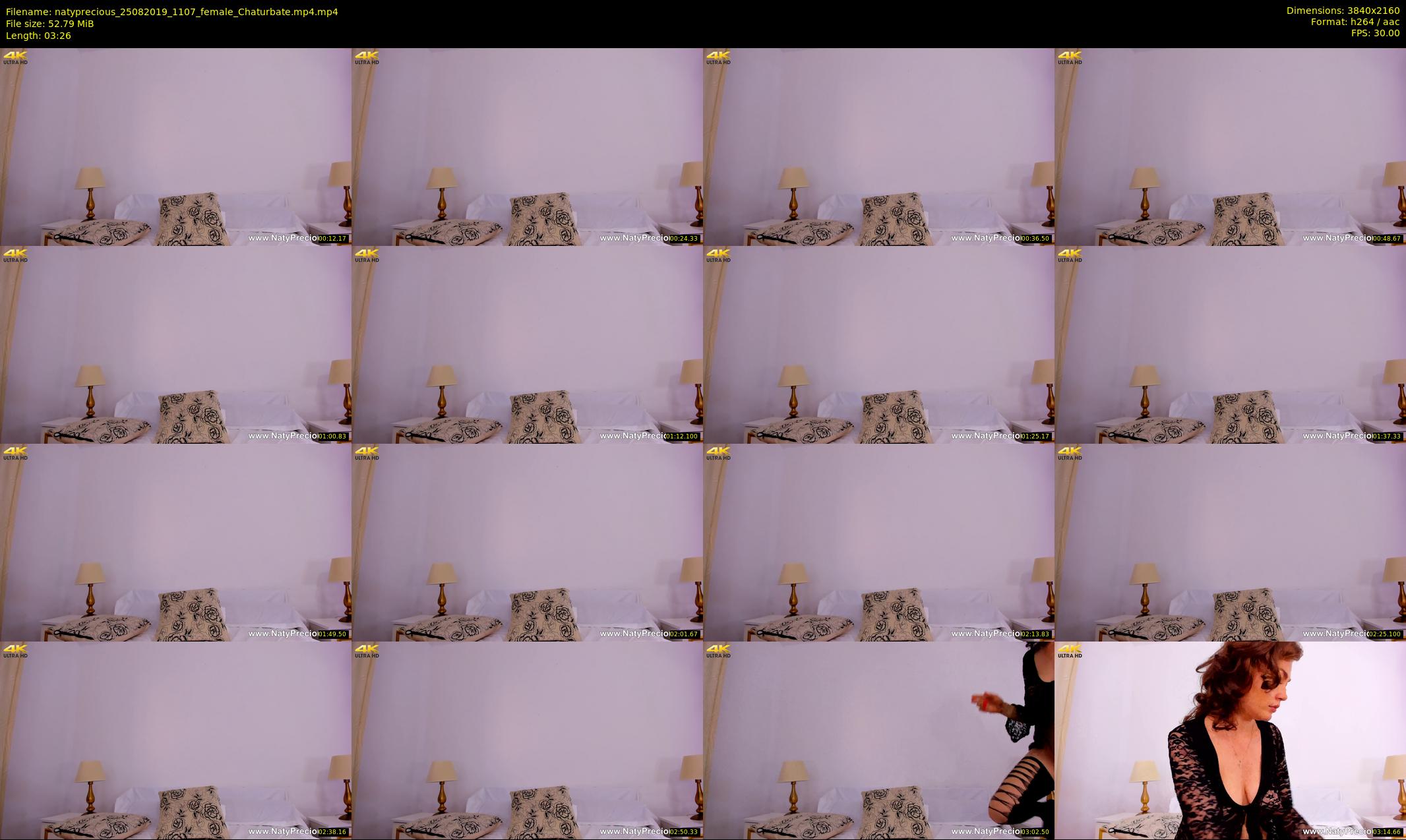 natyprecious — 4 minute Chaturbate female cam show recording, 4K, Aug 25, 2019