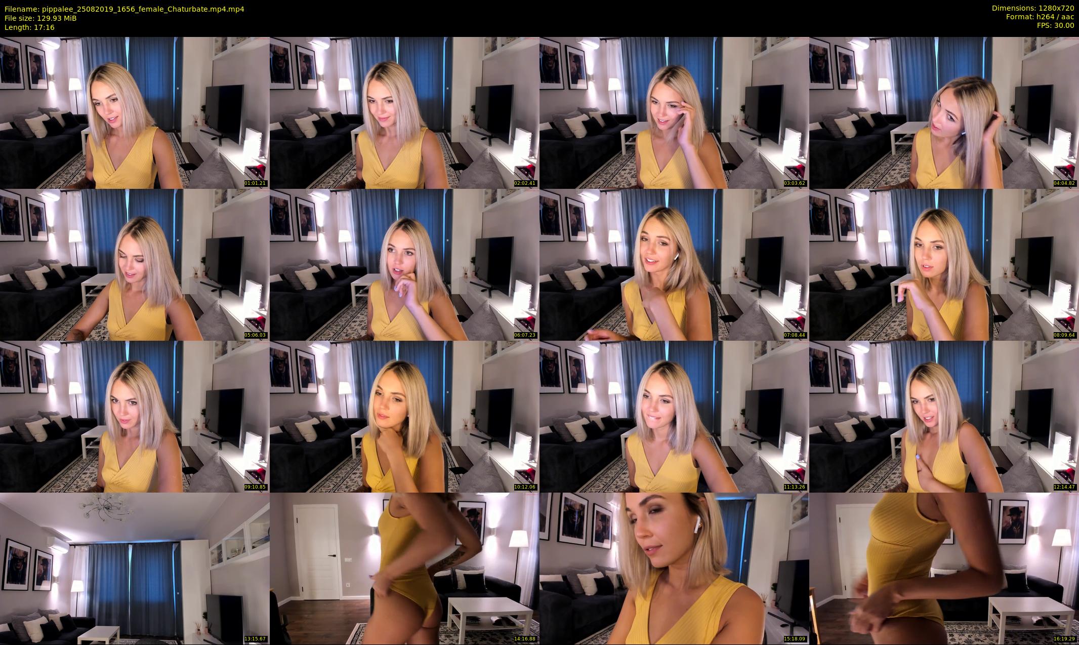 pippalee — 18 minute Chaturbate female cam show recording, 720p, Aug 25, 2019