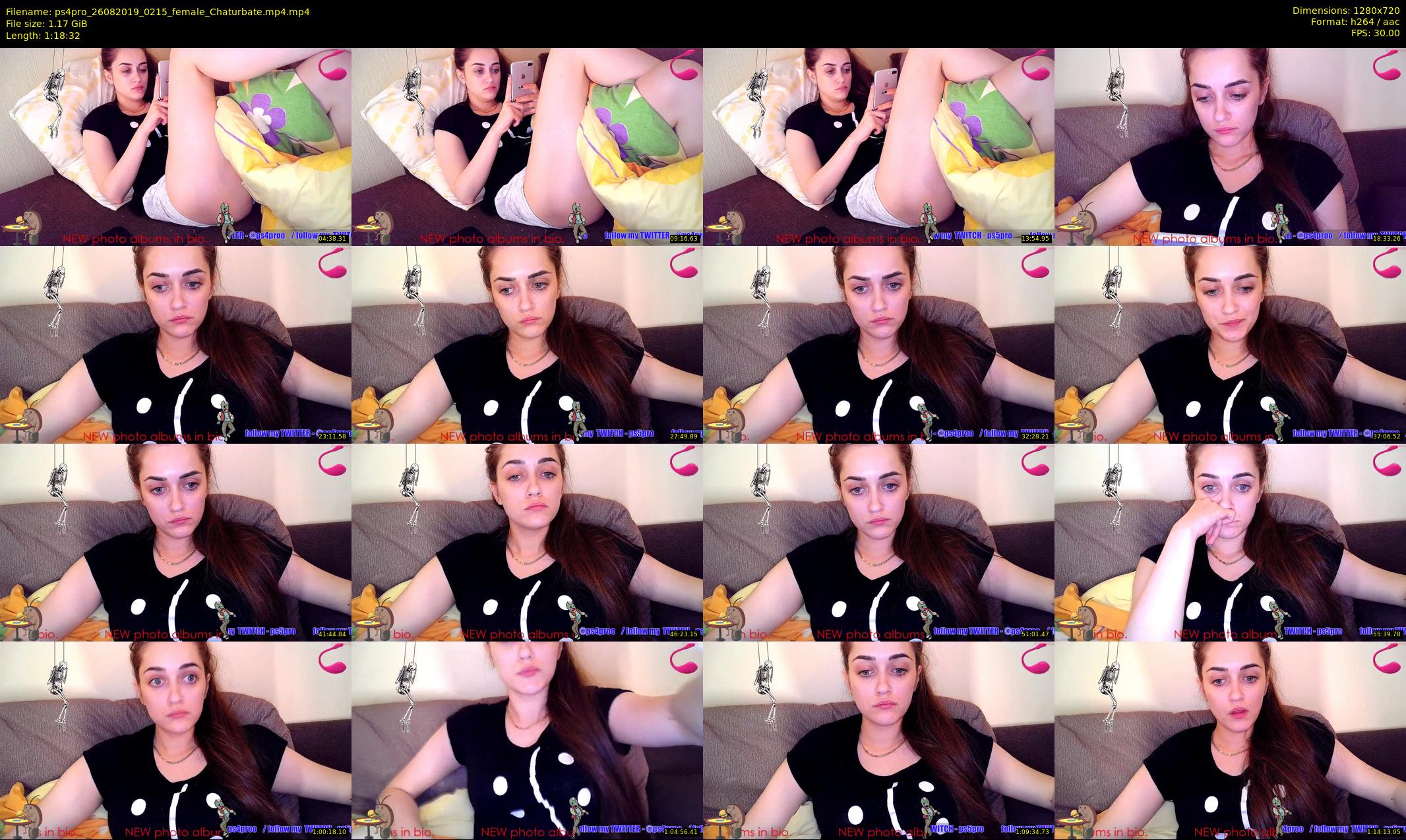 ps4pro — 79 minute Chaturbate female cam show recording, 720p, Aug 26, 2019