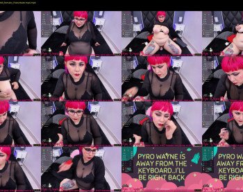 pyrowayne — 40 minute Chaturbate female cam show recording, 720p, Aug 25, 2019