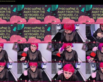 pyrowayne — 23 minute Chaturbate female cam show recording, 720p, Aug 25, 2019
