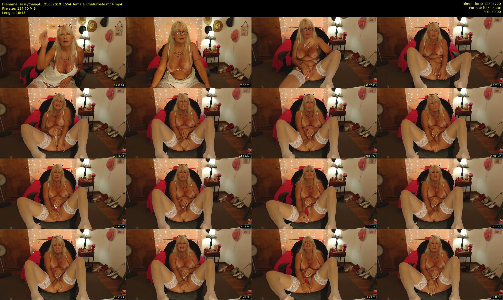 sassythang4u — 17 minute Chaturbate female cam show recording, 720p, Aug 25, 2019