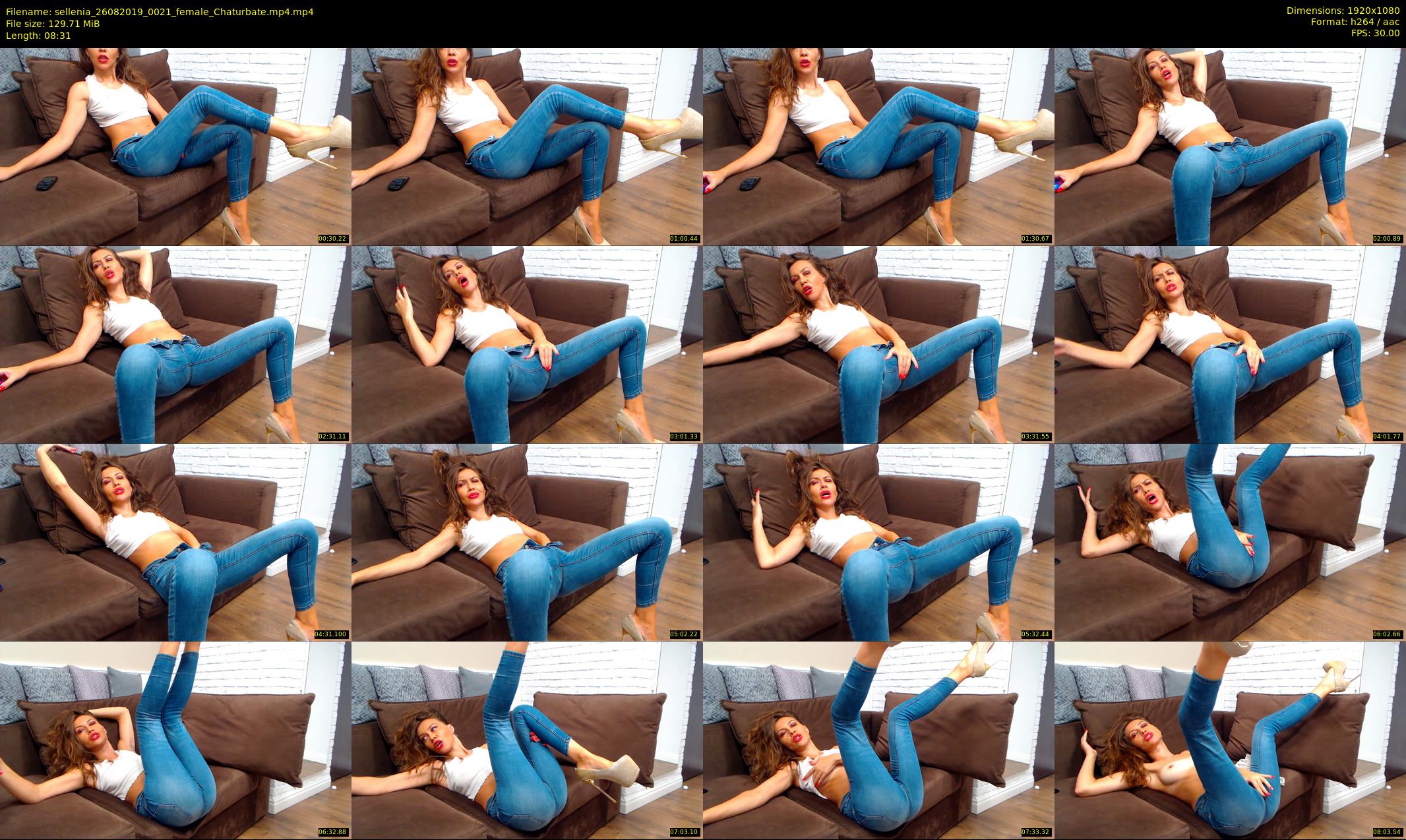 sellenia — 9 minute Chaturbate female cam show recording, 1080p, Aug 26, 2019