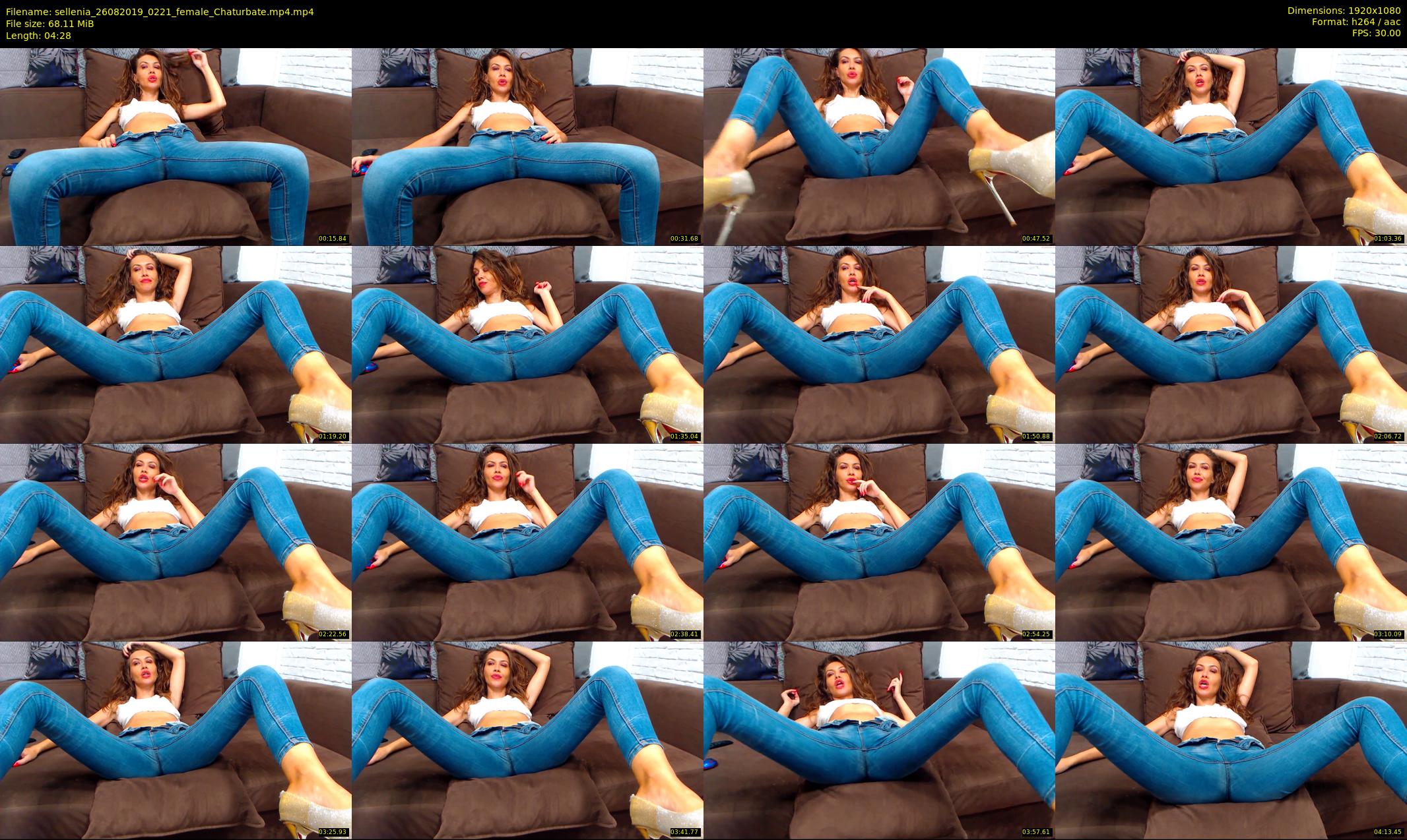 sellenia — 5 minute Chaturbate female cam show recording, 1080p, Aug 26, 2019