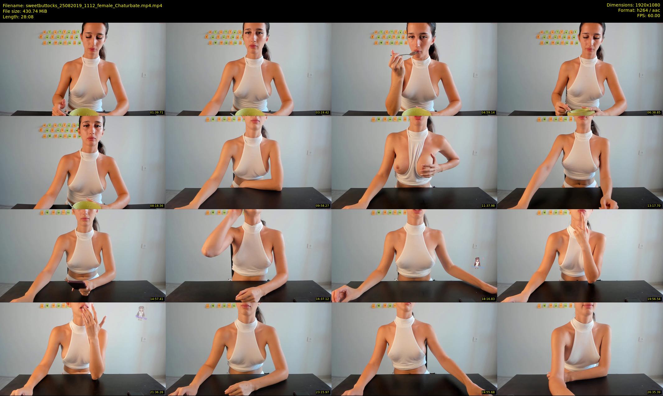 sweetbuttocks — 29 minute Chaturbate female cam show recording, 1080p, Aug 25, 2019