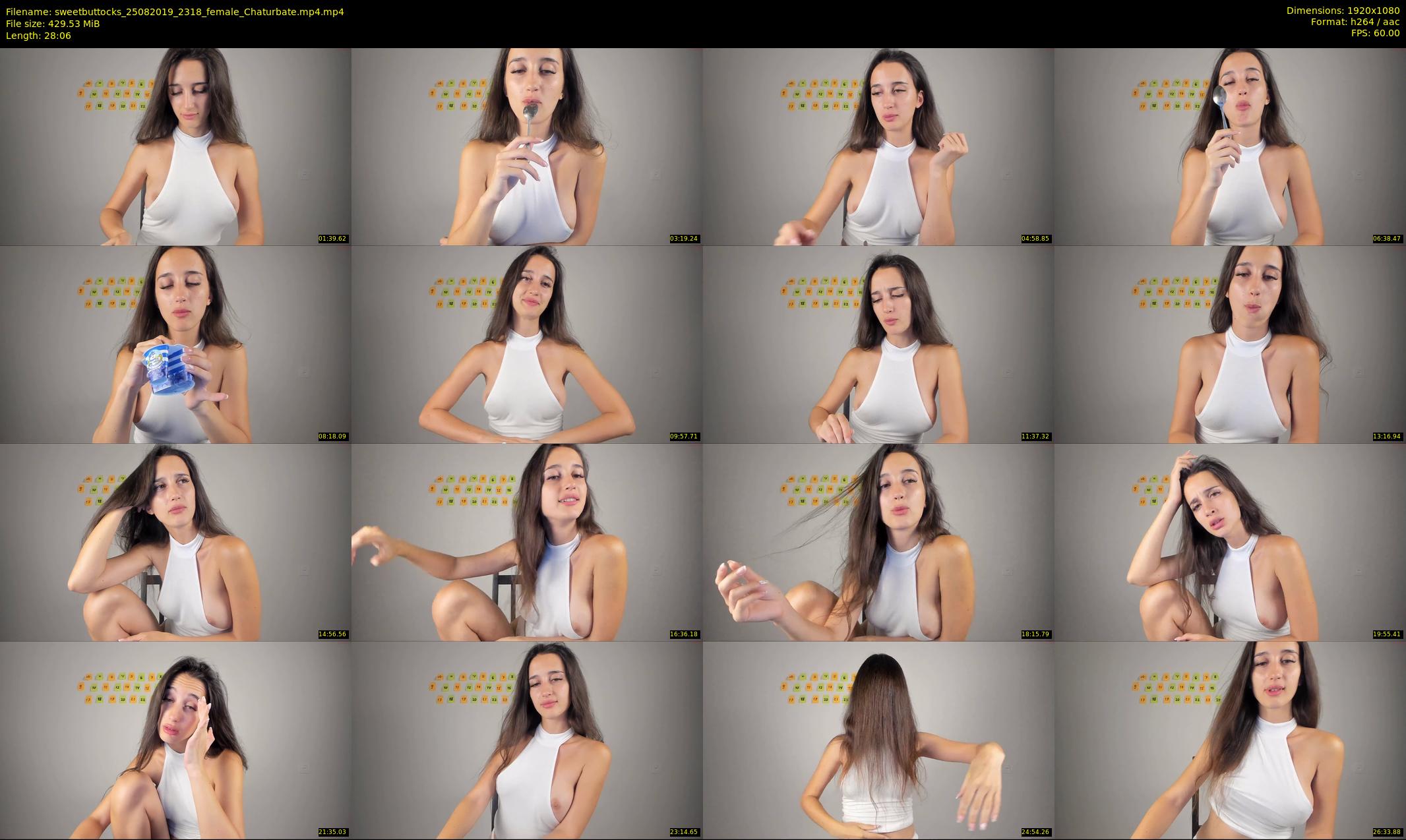 sweetbuttocks — 29 minute Chaturbate female cam show recording, 1080p, Aug 25, 2019