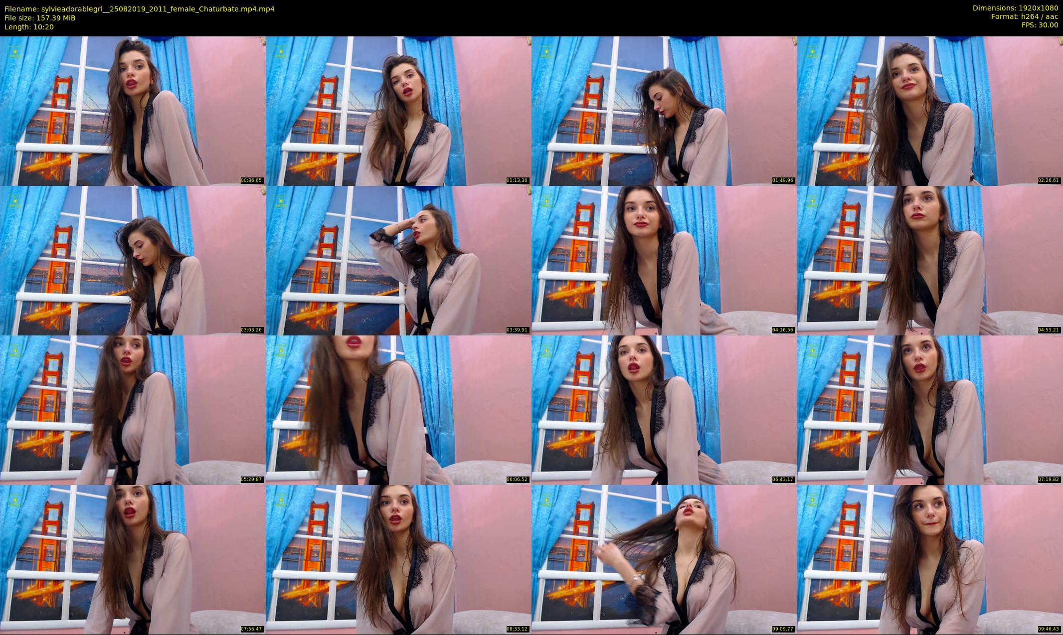 sylvieadorablegrl_ — 11 minute Chaturbate female cam show recording, 1080p, Aug 25, 2019