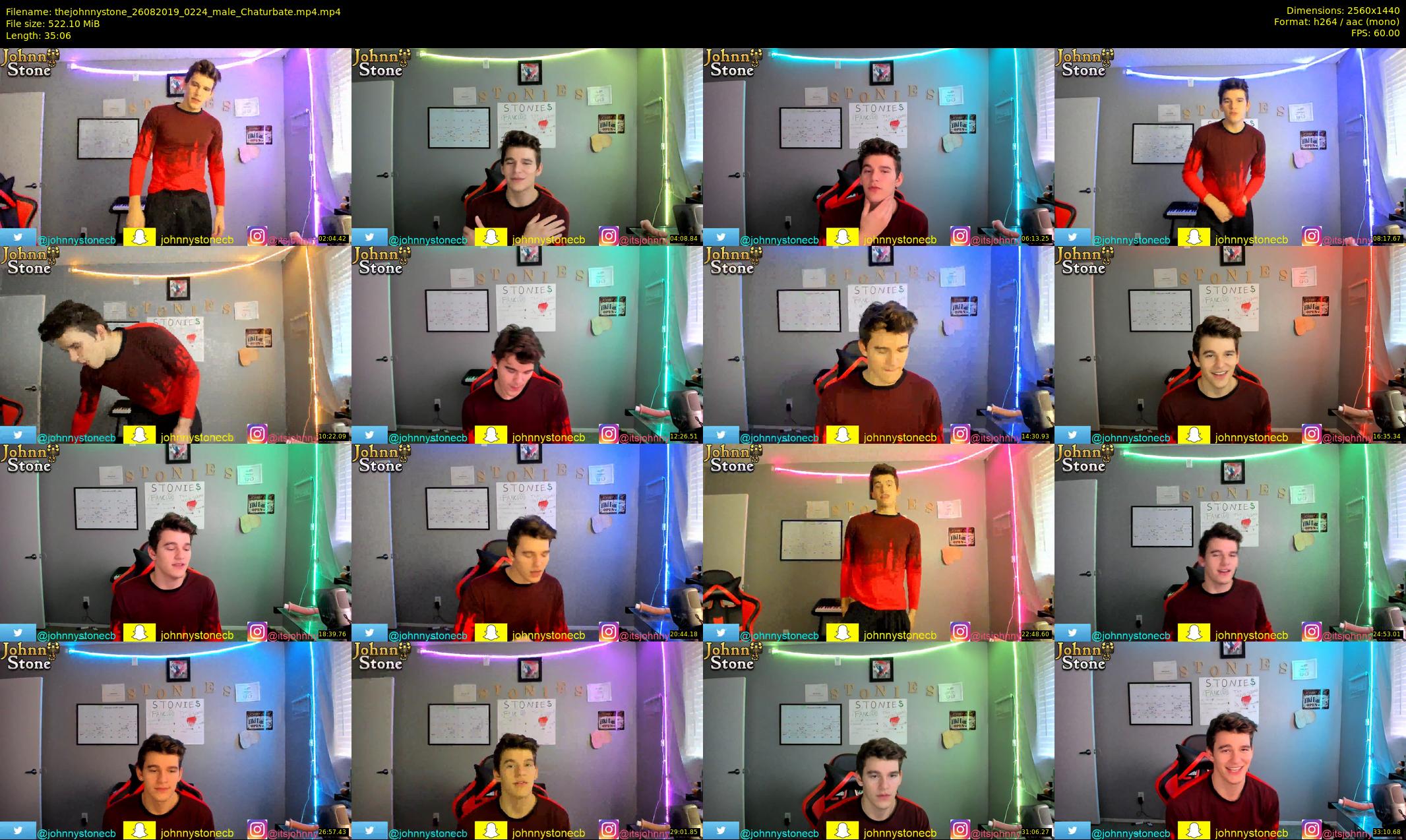 thejohnnystone — 36 minute Chaturbate male cam show recording, 1080p, Aug 26, 2019