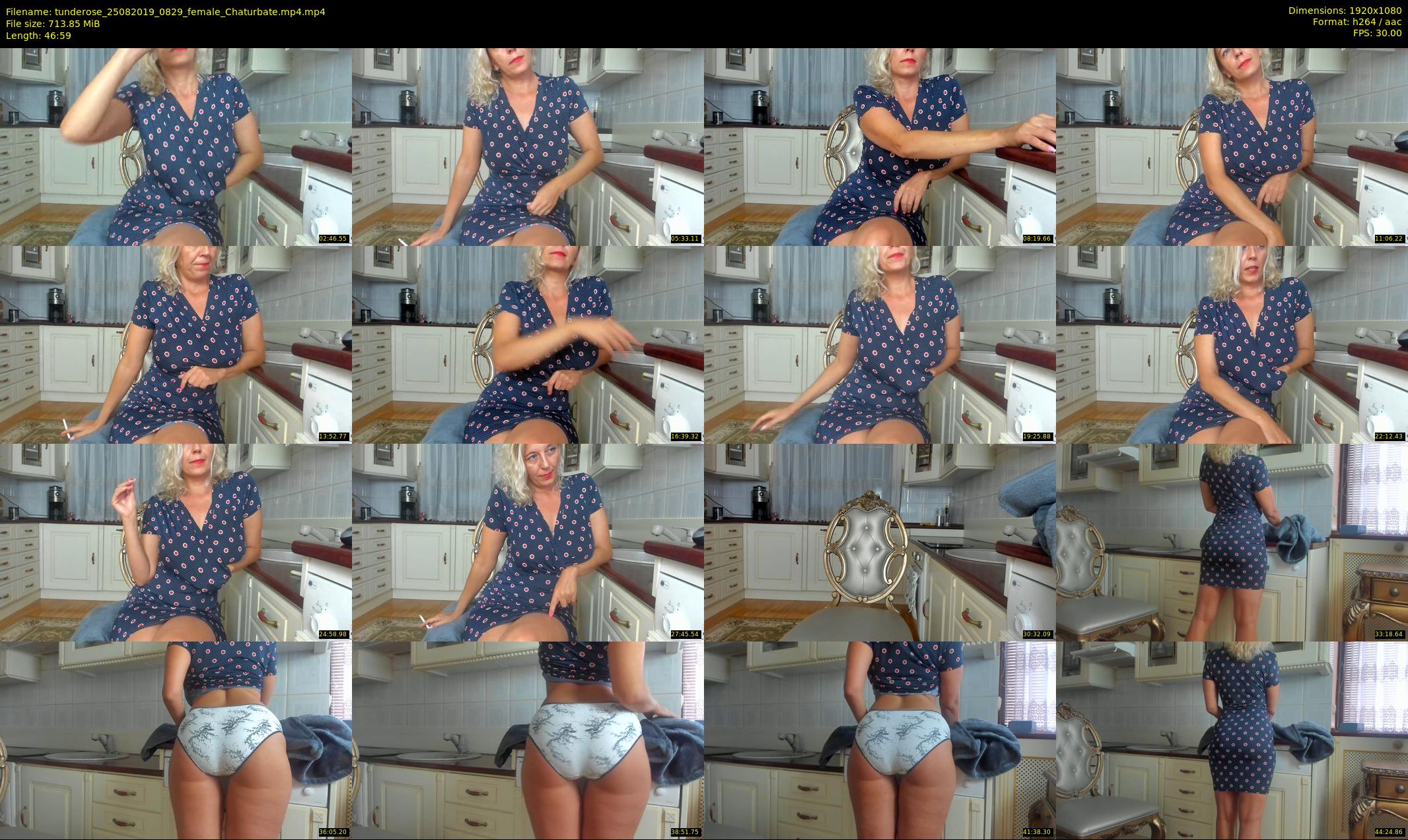 tunderose — 47 minute Chaturbate female cam show recording, 1080p, Aug 25, 2019