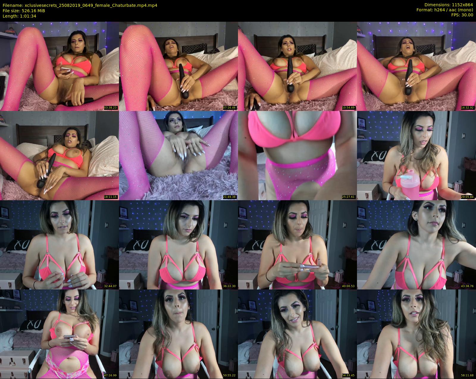 xclusivesecrets — 62 minute Chaturbate female cam show recording, 720p, Aug 25, 2019
