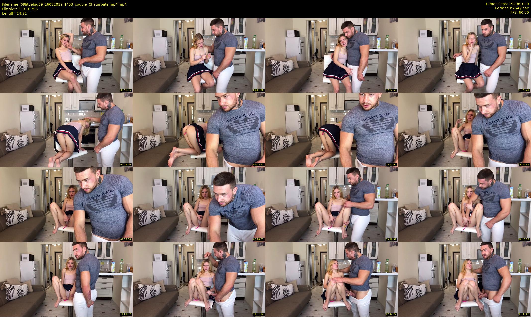 69littlebig69 — 15 minute Chaturbate couple cam show recording, 1080p, Aug 26, 2019