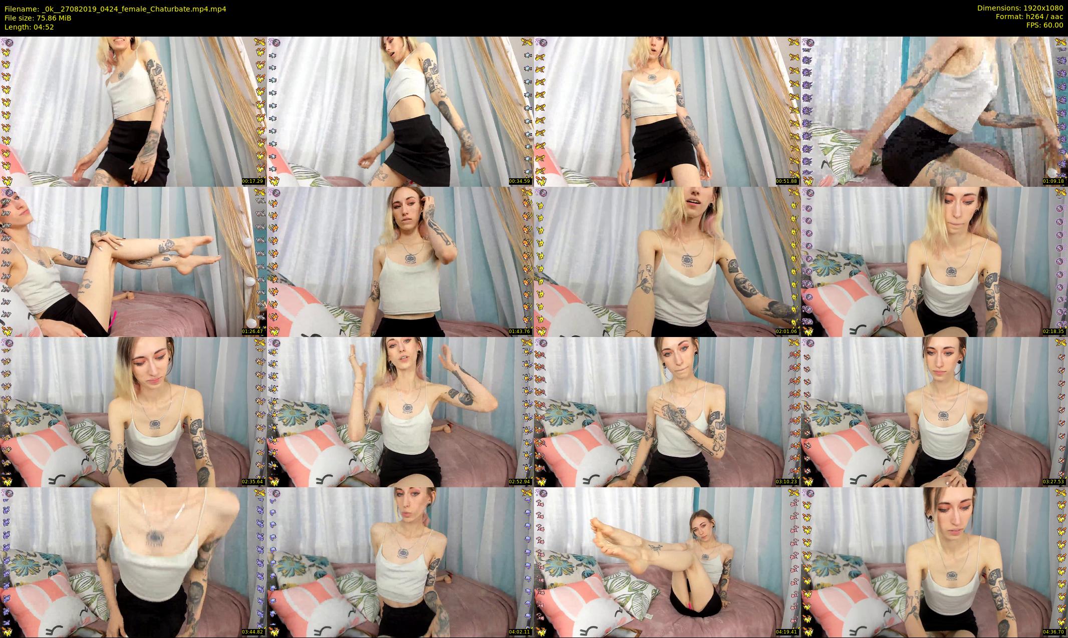 _0k_ — 5 minute Chaturbate female cam show recording, 1080p, Aug 27, 2019
