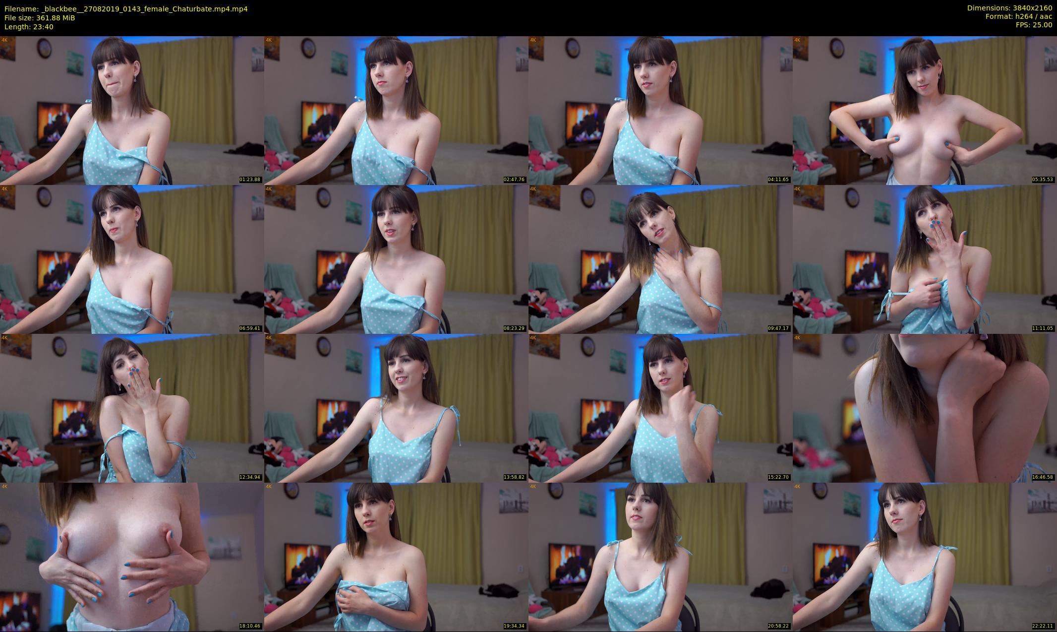 _blackbee_ — 24 minute Chaturbate female cam show recording, 4K, Aug 27, 2019
