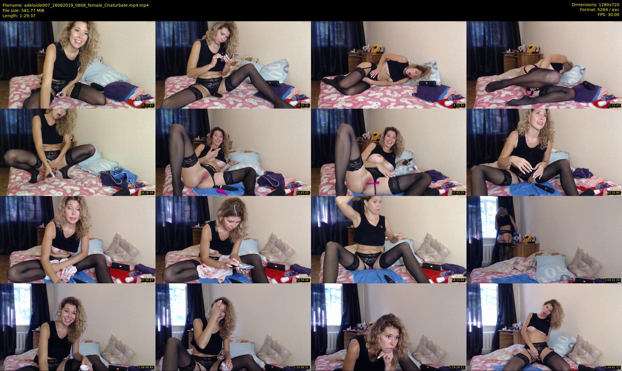 adelaide007 — 90 minute Chaturbate female cam show recording, 720p, Aug 26, 2019
