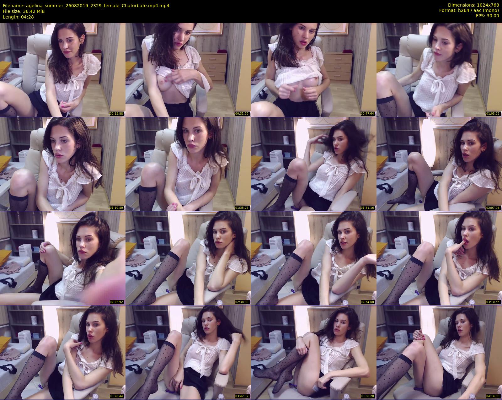 agelina_summer — 5 minute Chaturbate female cam show recording, 720p, Aug 26, 2019