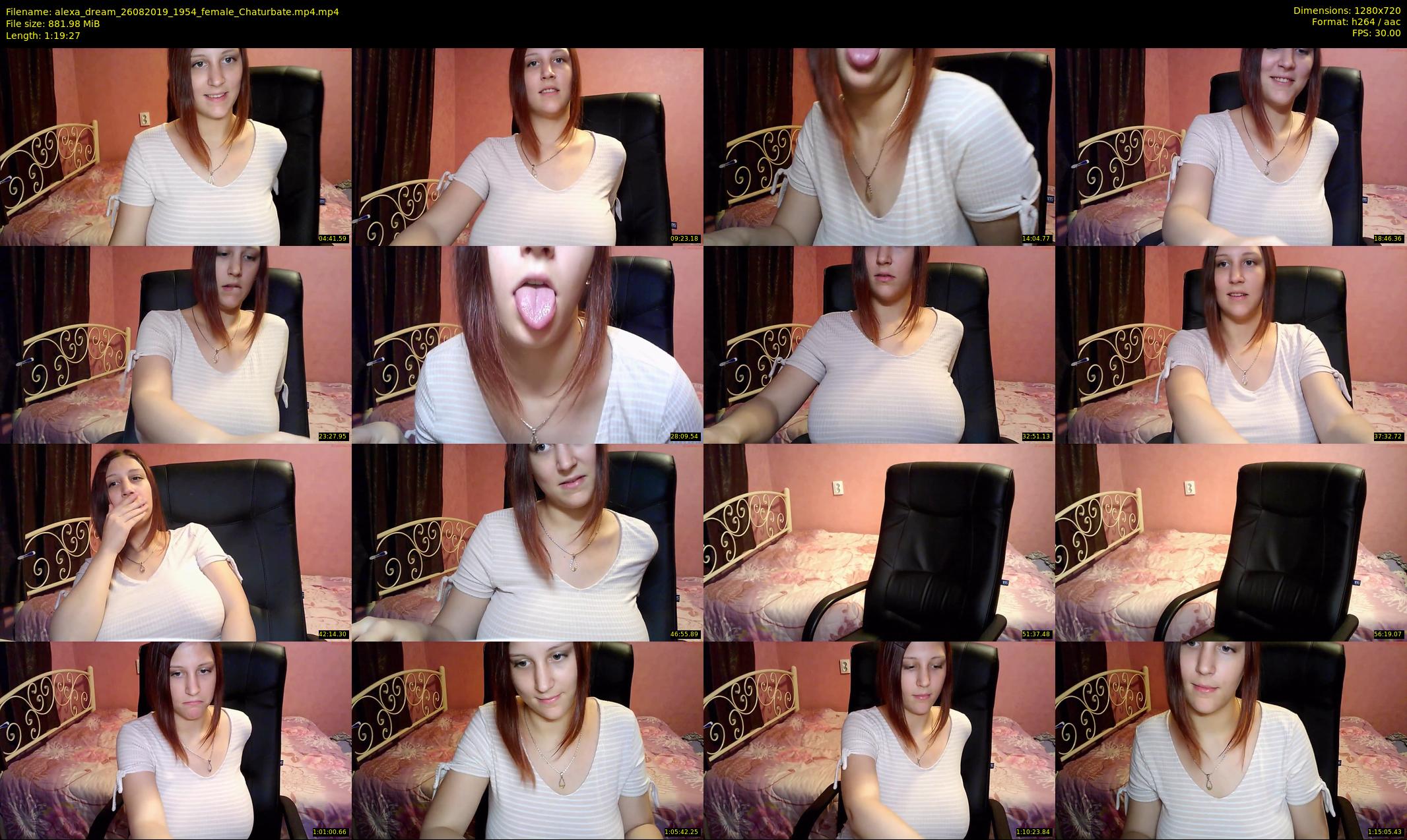alexa_dream — 80 minute Chaturbate female cam show recording, 720p, Aug 26, 2019