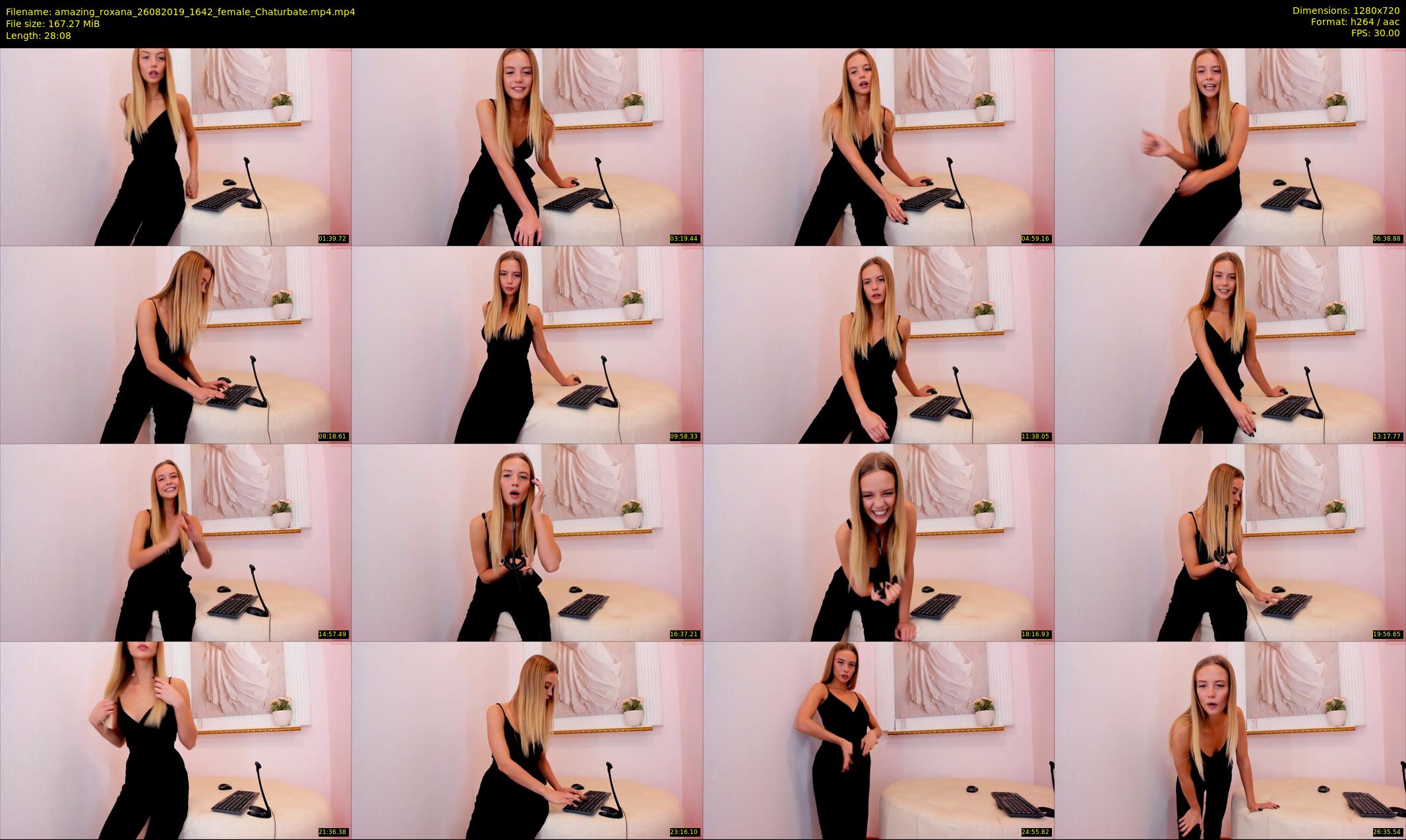 amazing_roxana — 29 minute Chaturbate female cam show recording, 720p, Aug 26, 2019