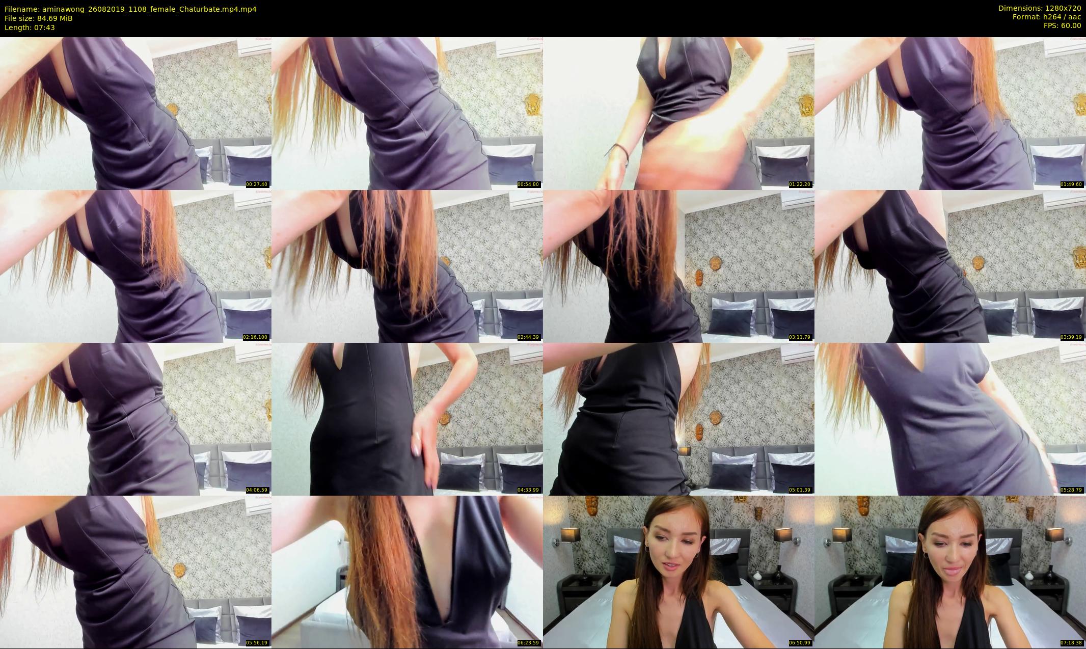 aminawong — 8 minute Chaturbate female cam show recording, 720p, Aug 26, 2019
