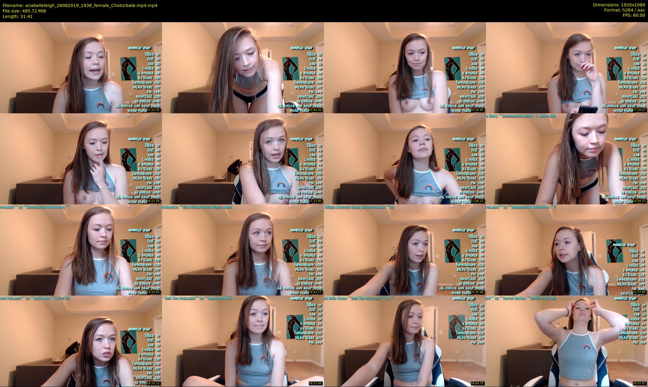 anabelleleigh — 32 minute Chaturbate female cam show recording, 1080p, Aug 26, 2019