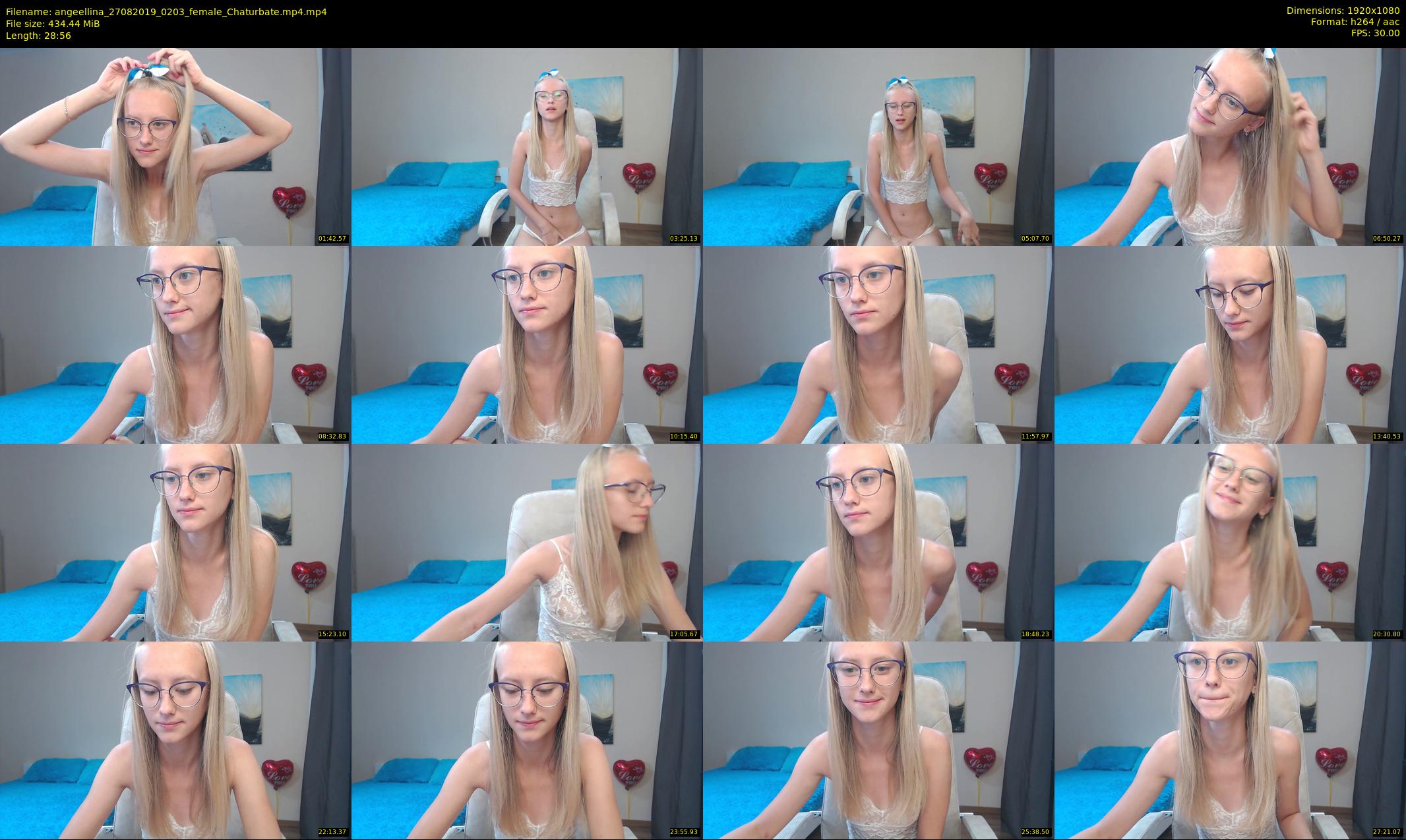 angeellina — 29 minute Chaturbate female cam show recording, 1080p, Aug 27, 2019
