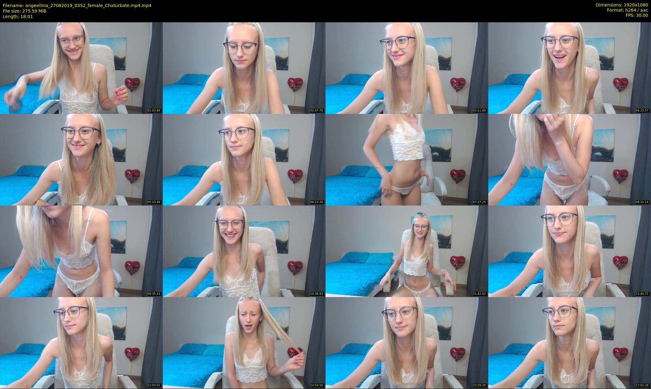 angeellina — 19 minute Chaturbate female cam show recording, 1080p, Aug 27, 2019