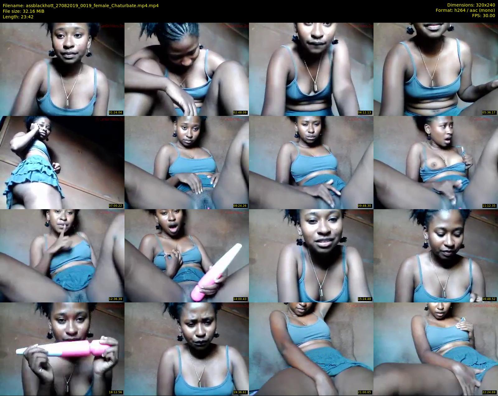 assblackhott — 24 minute Chaturbate female cam show recording, SD, Aug 27, 2019