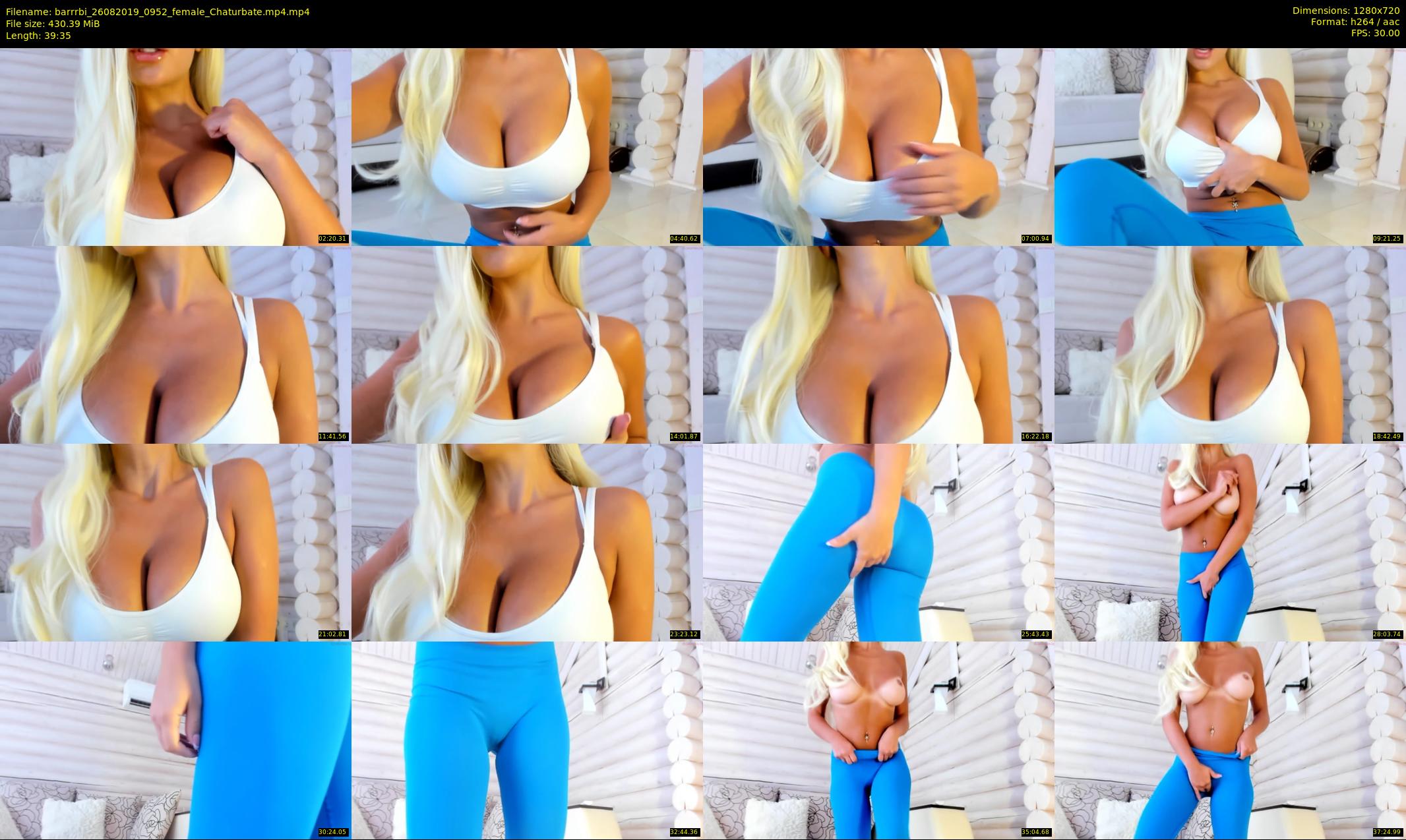 barrrbi — 40 minute Chaturbate female cam show recording, 720p, Aug 26, 2019