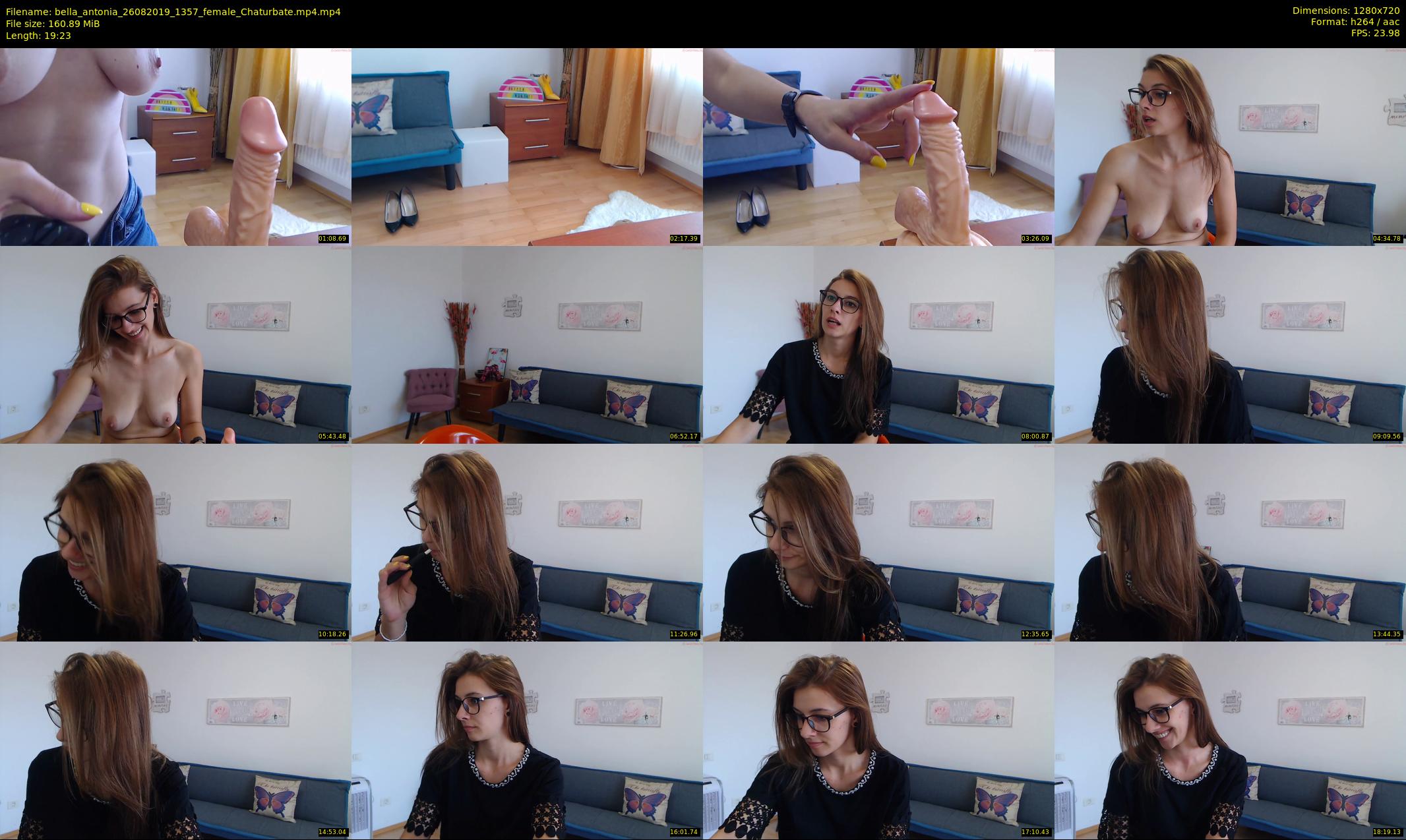 bella_antonia — 20 minute Chaturbate female cam show recording, 720p, Aug 26, 2019